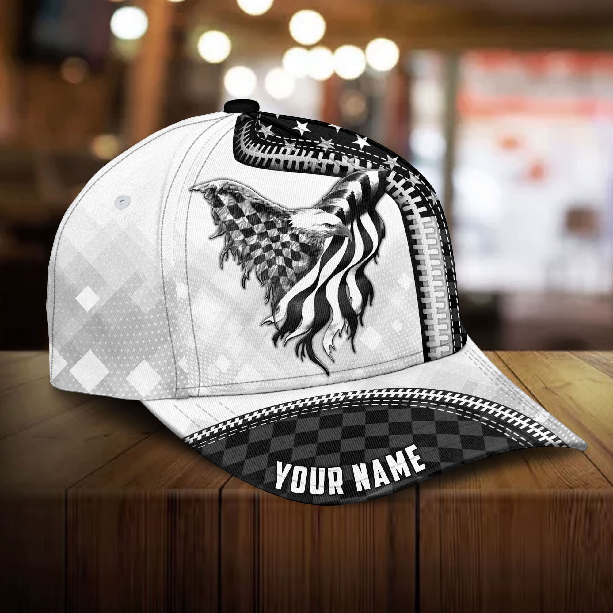 Premium Customized Eagle Racing 3D Hats Printed Trucker Hats Custom Hats Gifts For Men & Women