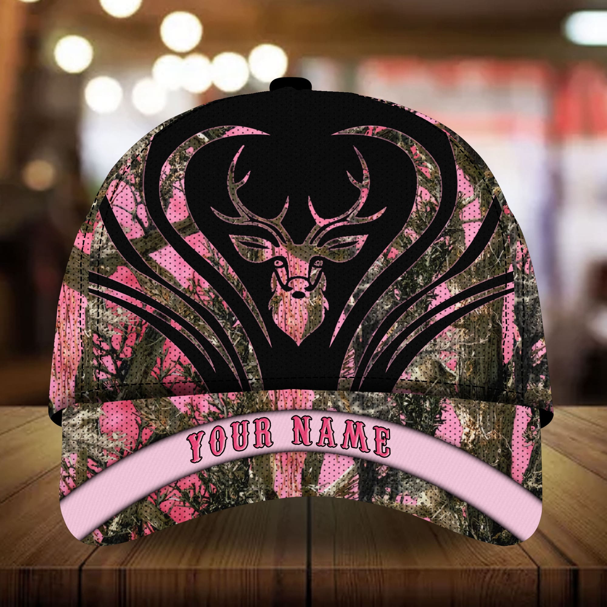 Premium Deer Country Girl Hats 3D Multicolored Personalized Trucker Hats Custom Hats Gifts For Men & Women