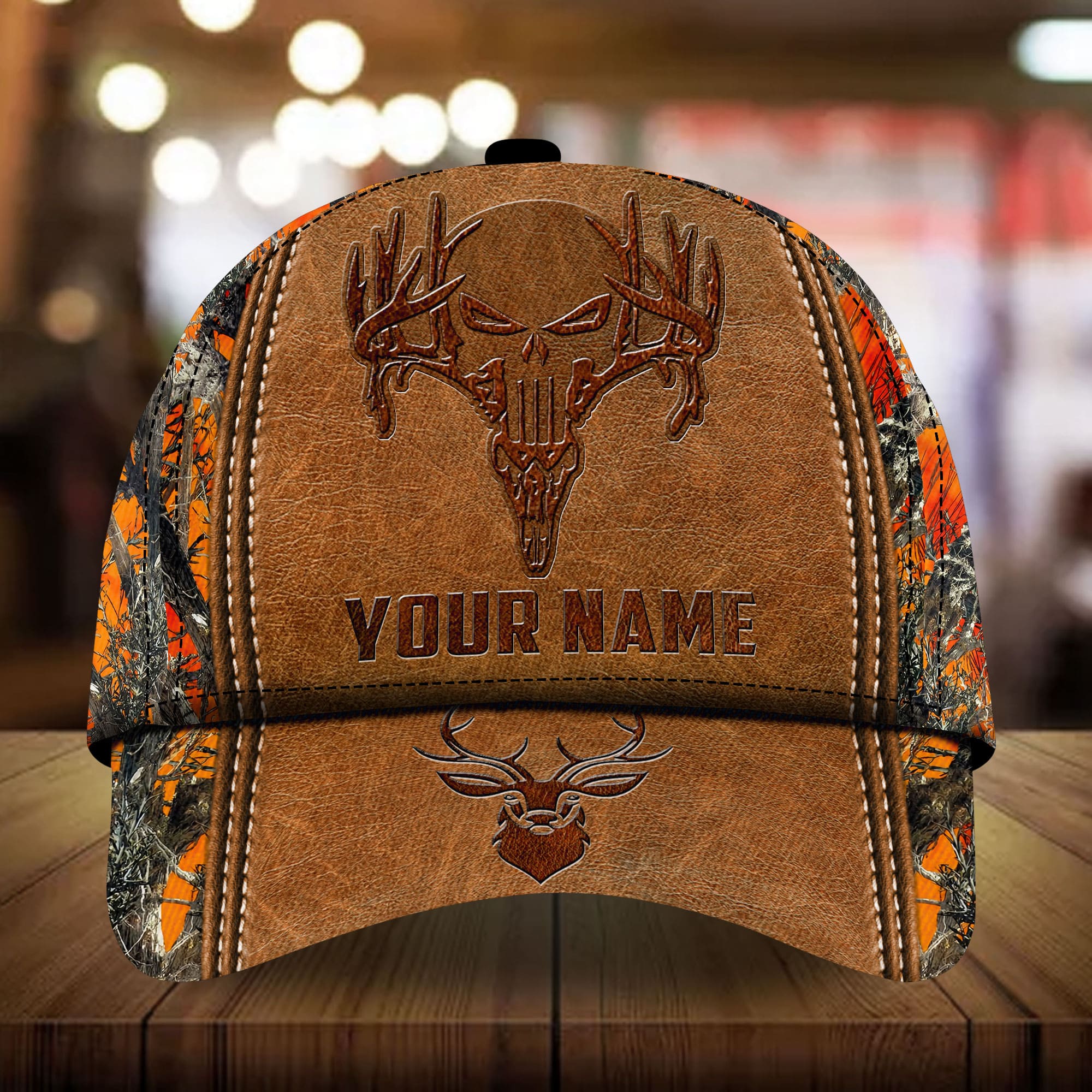 Premium Deer Hunting Cap 3D Hunting Pattern Personalized Trucker Hats Custom Hats Gifts For Men & Women