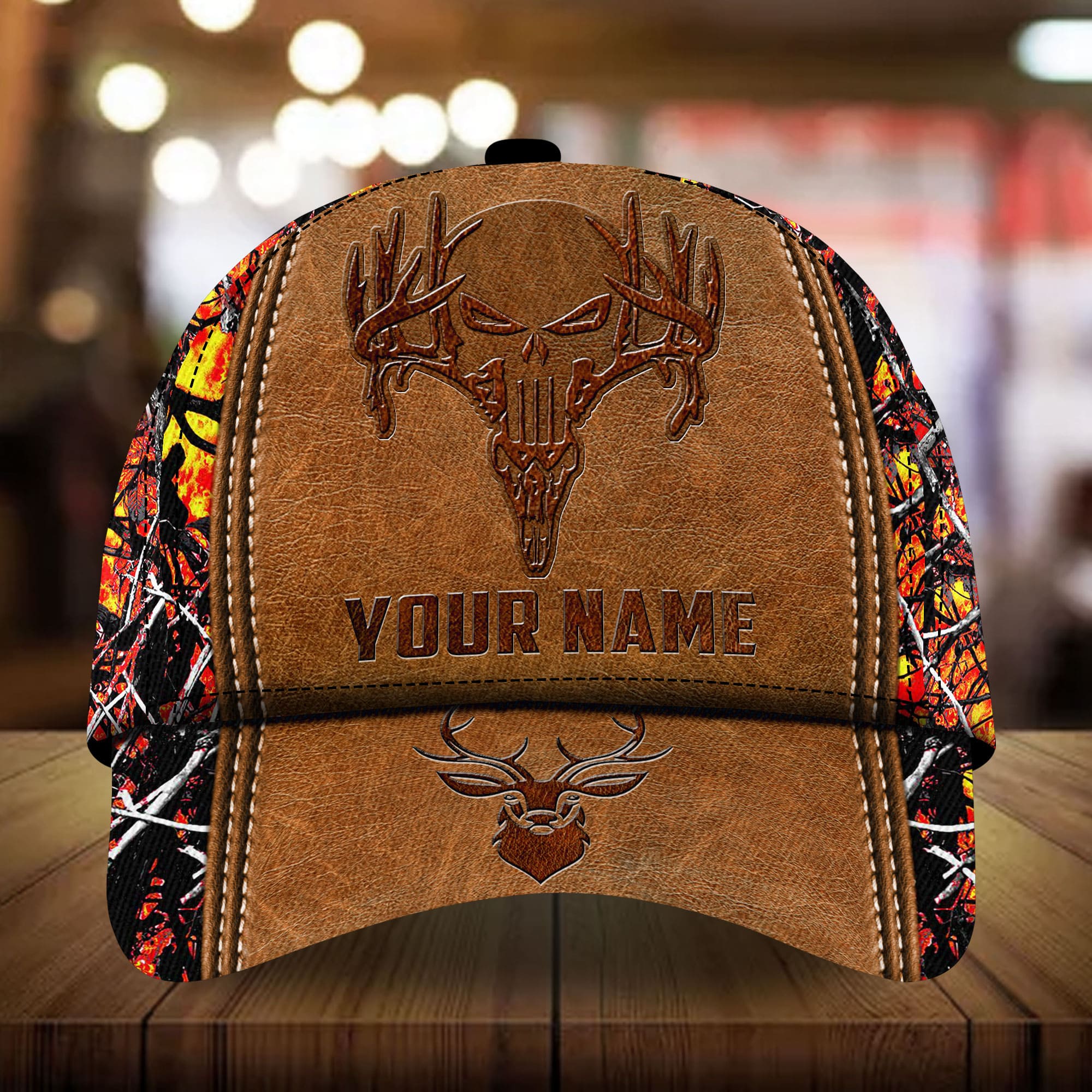 Premium Deer Hunting Cap 3D Hunting Pattern Personalized Trucker Hats Custom Hats Gifts For Men & Women