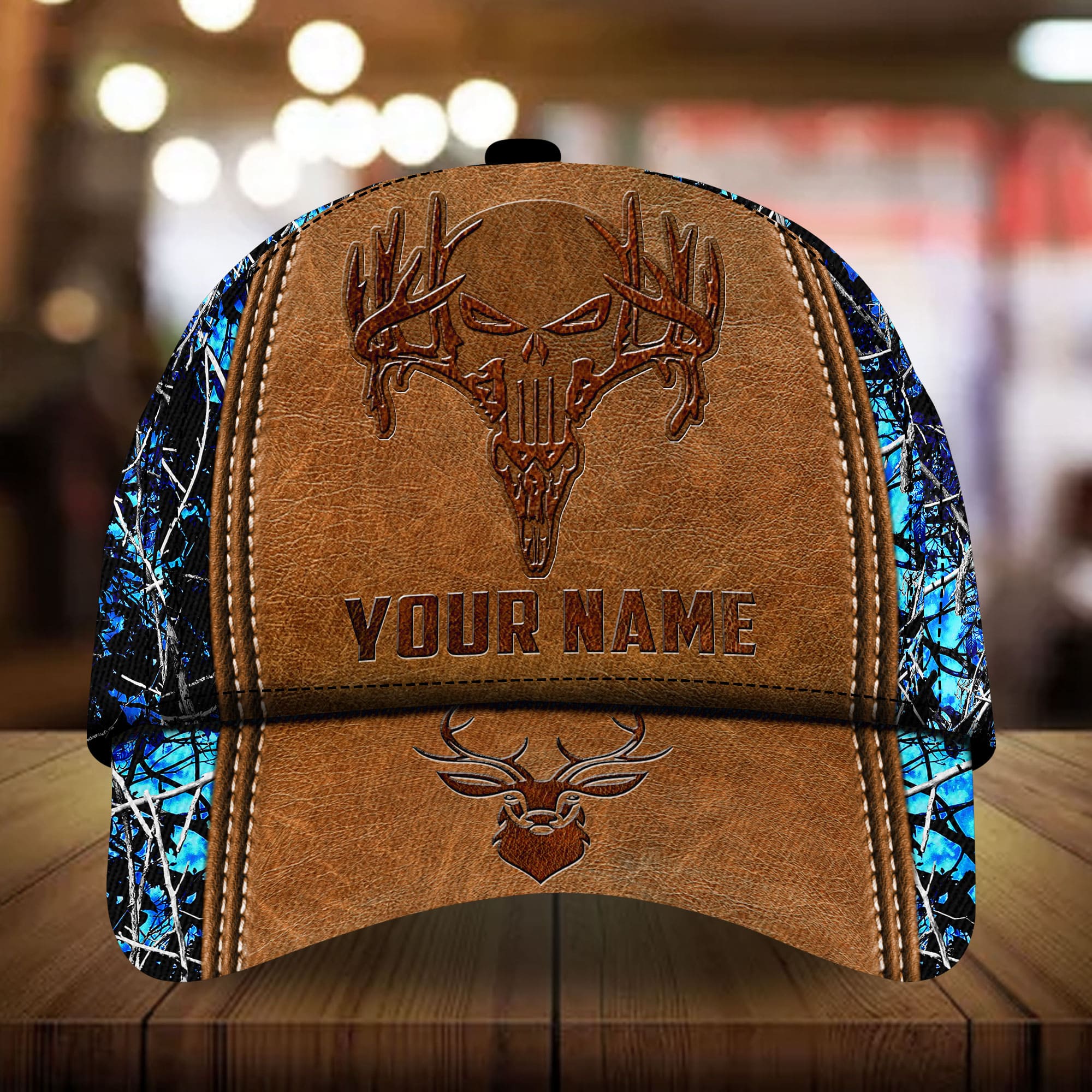 Premium Deer Hunting Cap 3D Hunting Pattern Personalized Trucker Hats Custom Hats Gifts For Men & Women