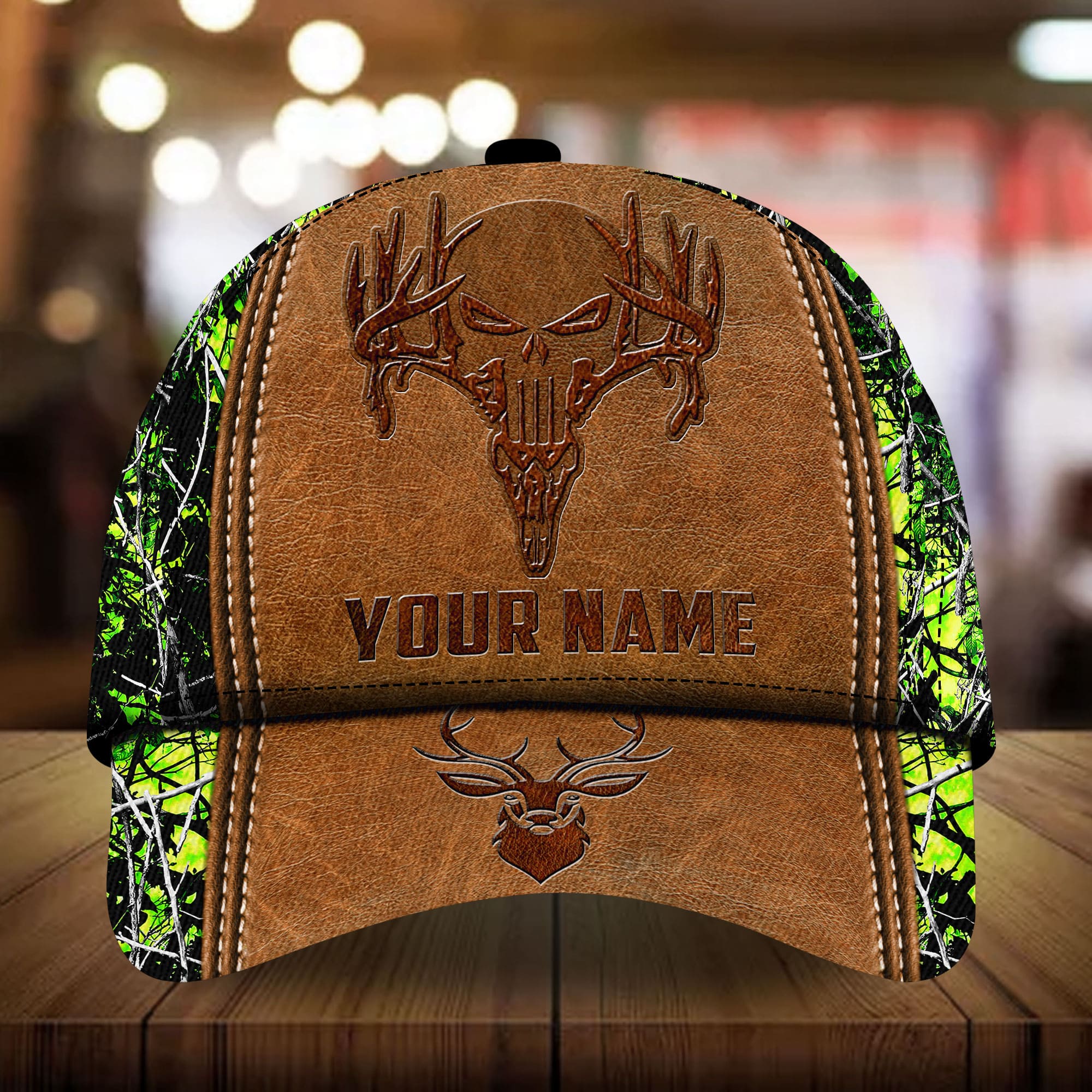 Premium Deer Hunting Cap 3D Hunting Pattern Personalized Trucker Hats Custom Hats Gifts For Men & Women