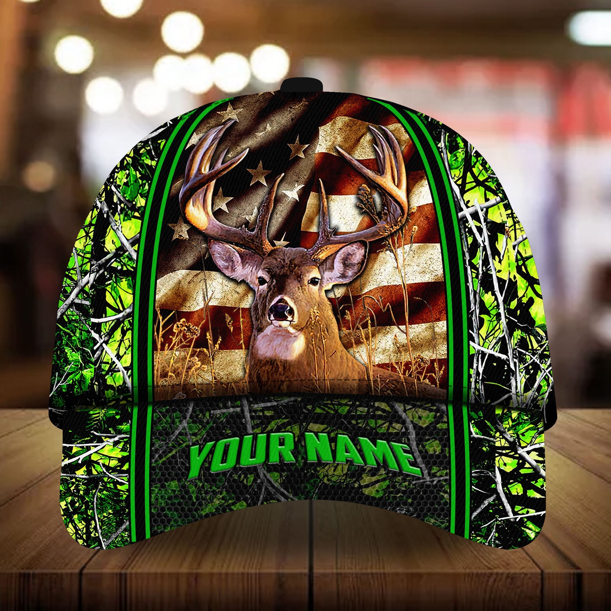 Premium Deer Hunting Hats 3D Multicolored Camo Personalized Trucker Hats Custom Hats Gifts For Men & Women