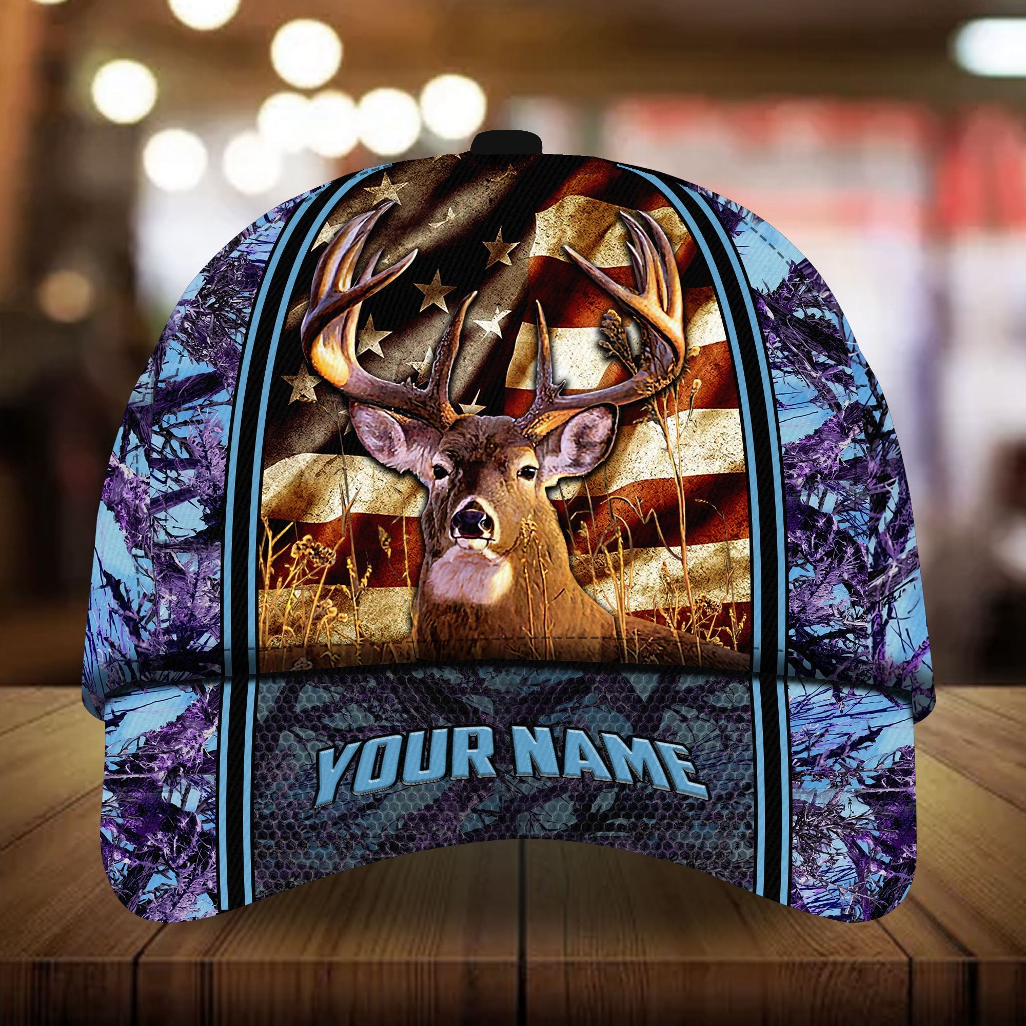 Premium Deer Hunting Hats 3D Multicolored Camo Personalized Trucker Hats Custom Hats Gifts For Men & Women