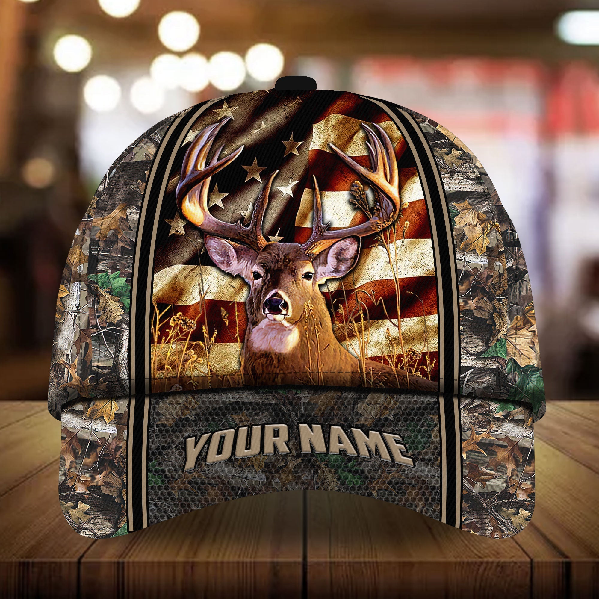 Premium Deer Hunting Hats 3D Multicolored Camo Personalized Trucker Hats Custom Hats Gifts For Men & Women
