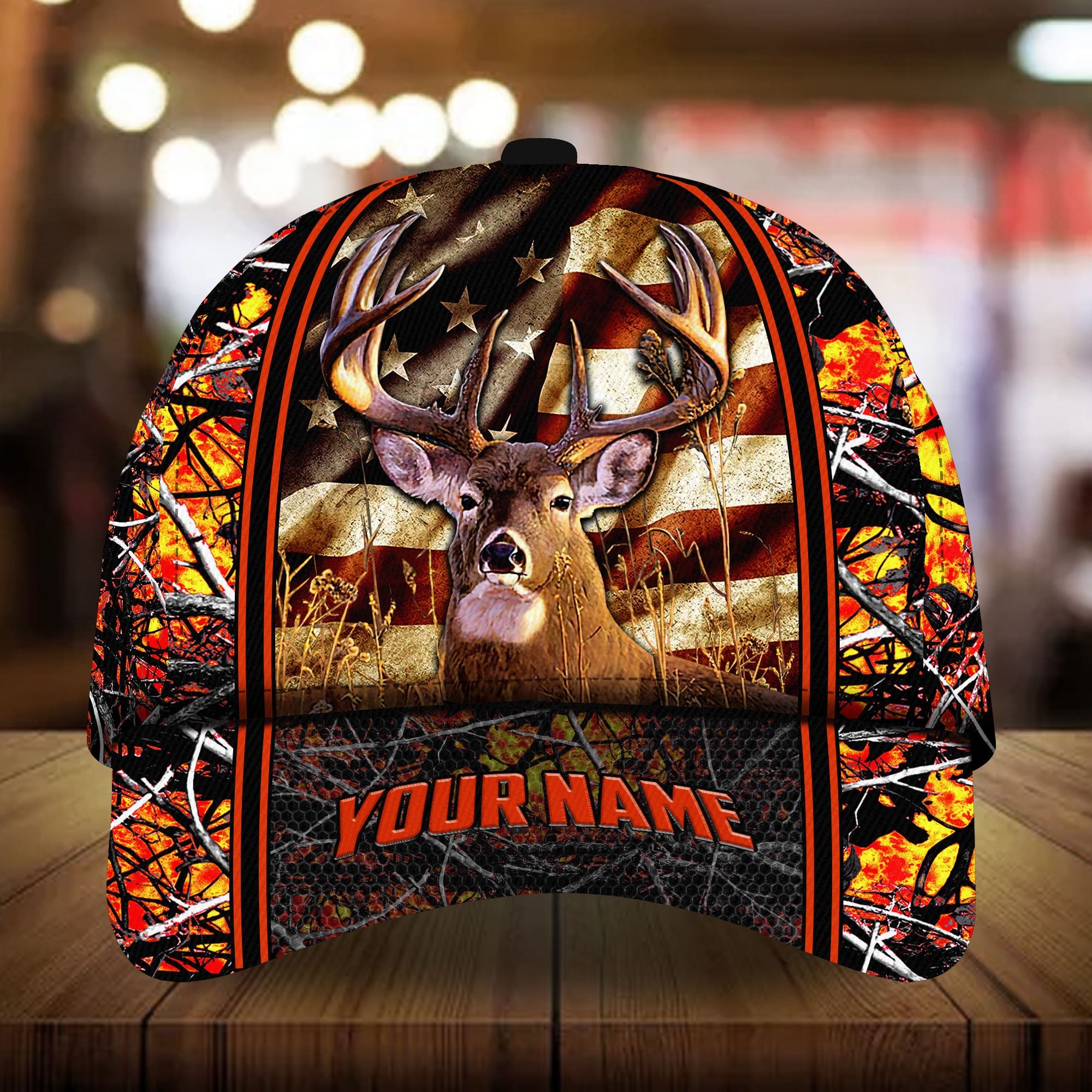 Premium Deer Hunting Hats 3D Multicolored Camo Personalized Trucker Hats Custom Hats Gifts For Men & Women