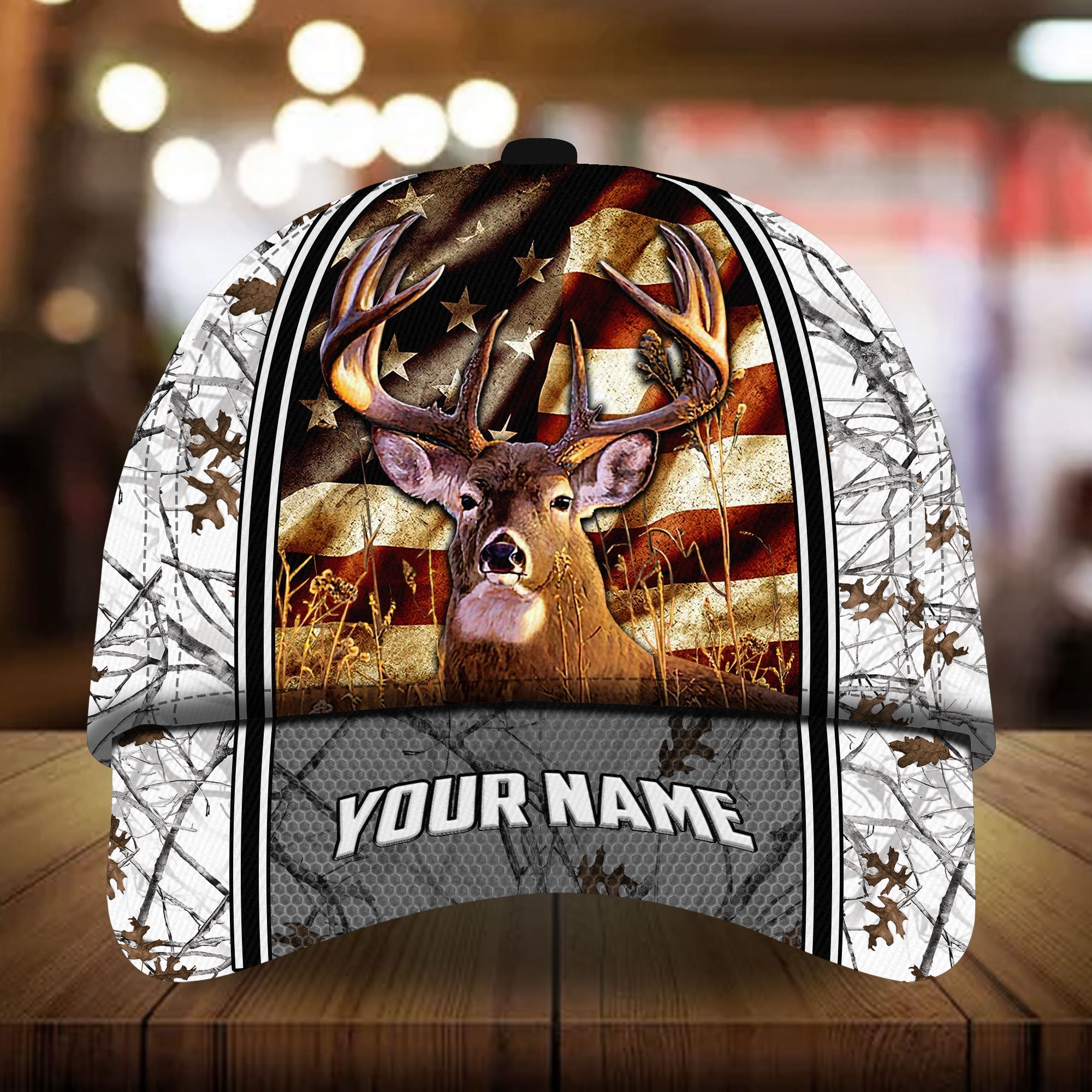 Premium Deer Hunting Hats 3D Multicolored Camo Personalized Trucker Hats Custom Hats Gifts For Men & Women