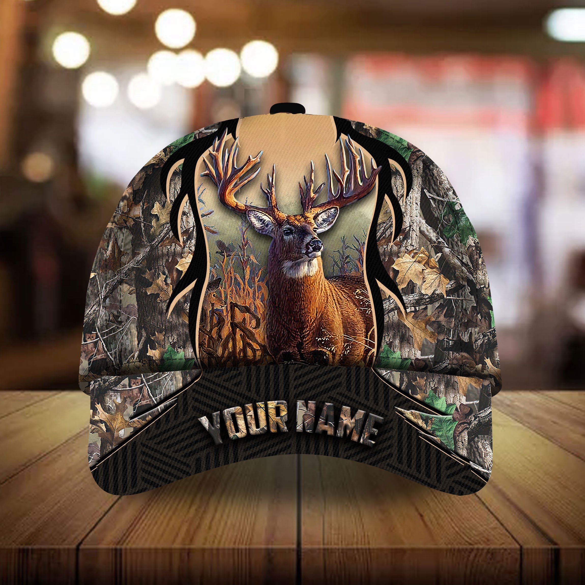 Premium Deer Hunting Hats 3D Multicolored Personalized Trucker Hats Custom Hats Gifts For Men & Women