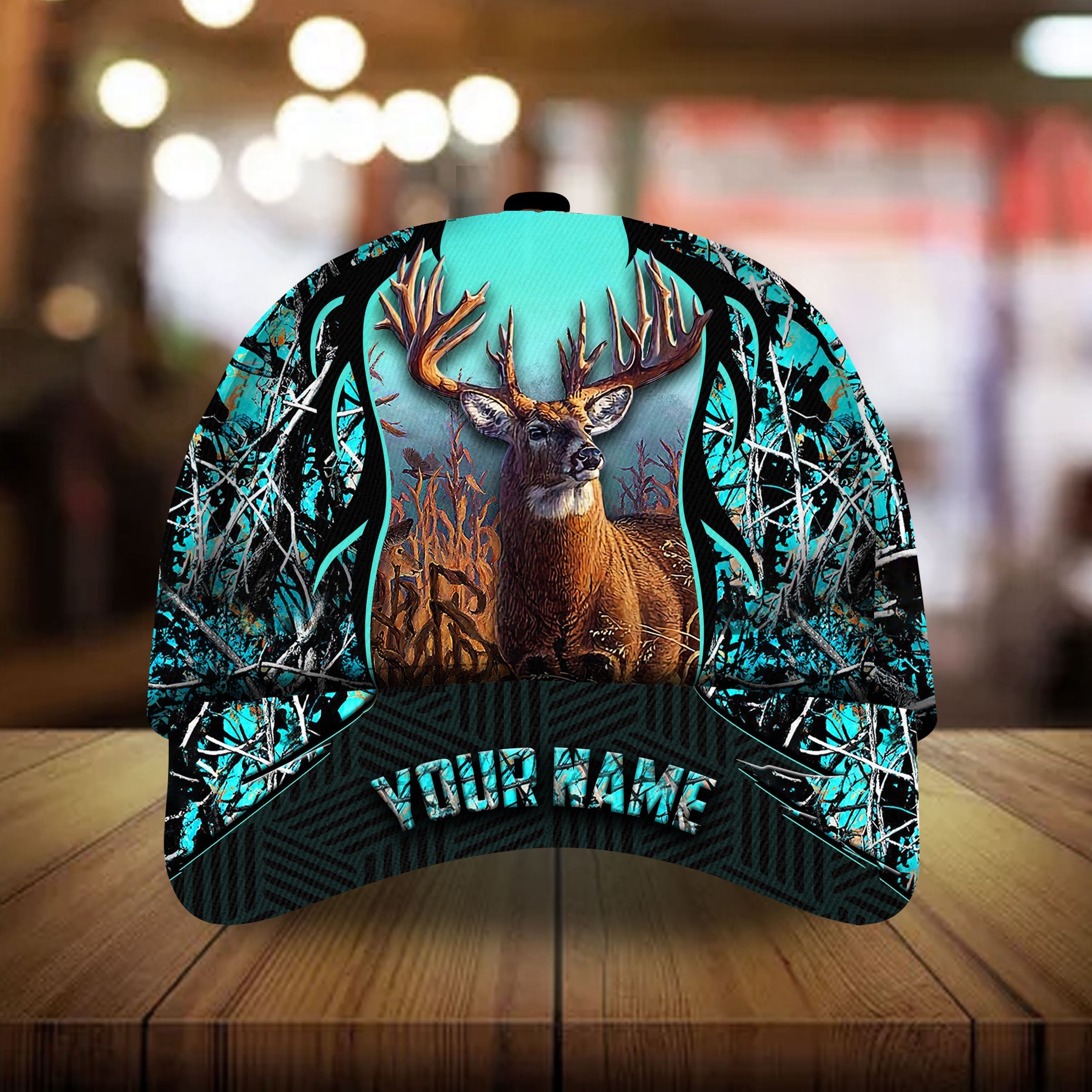 Premium Deer Hunting Hats 3D Multicolored Personalized Trucker Hats Custom Hats Gifts For Men & Women