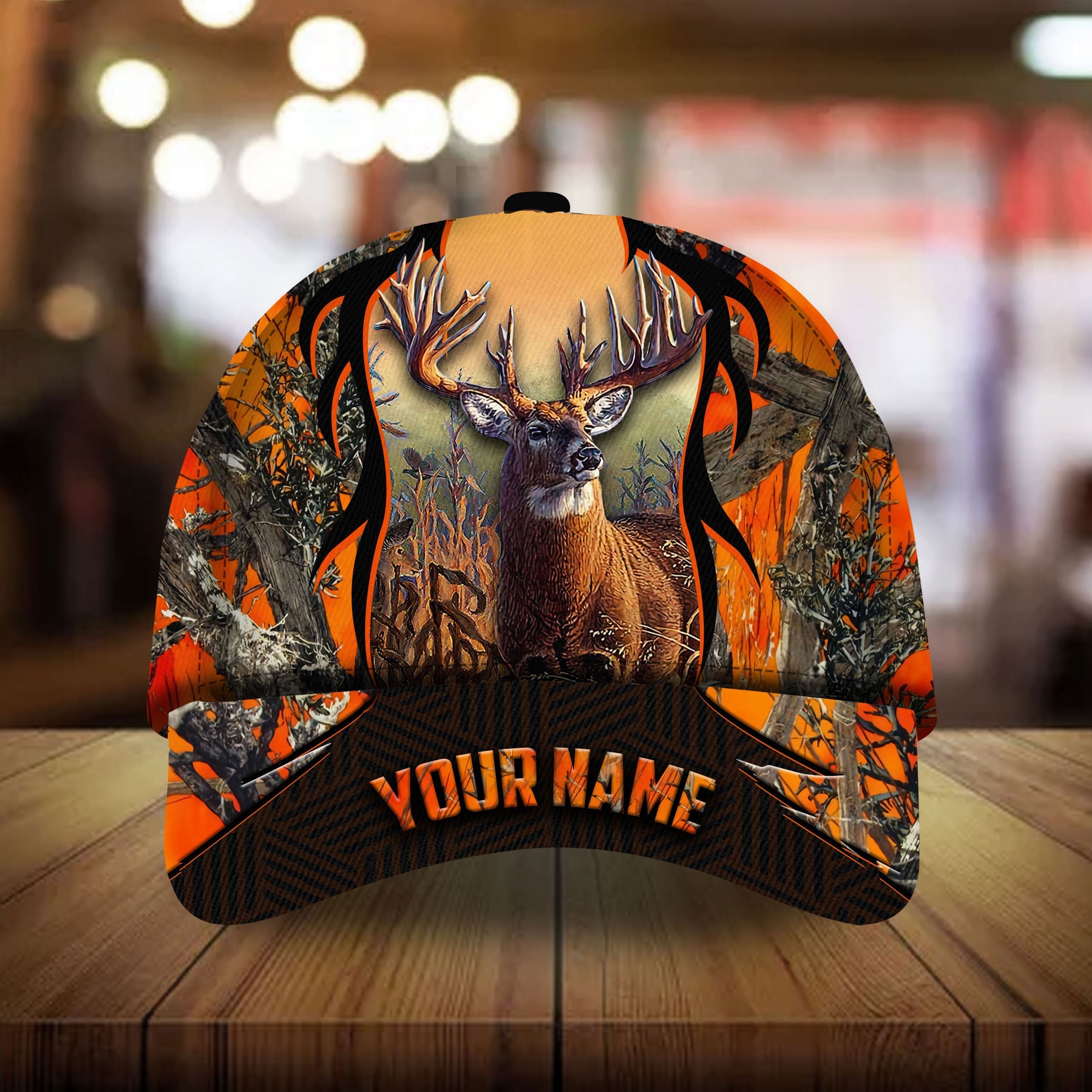 Premium Deer Hunting Hats 3D Multicolored Personalized Trucker Hats Custom Hats Gifts For Men & Women