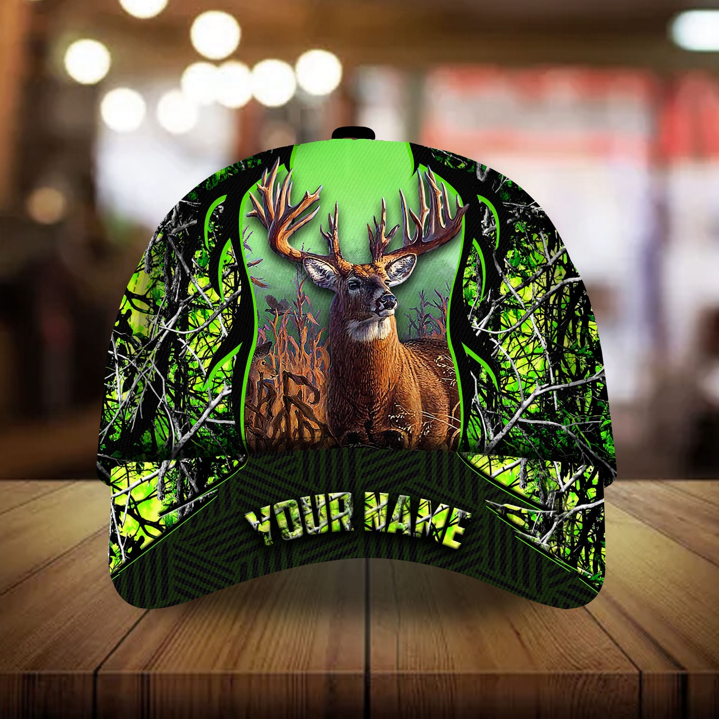Premium Deer Hunting Hats 3D Multicolored Personalized Trucker Hats Custom Hats Gifts For Men & Women