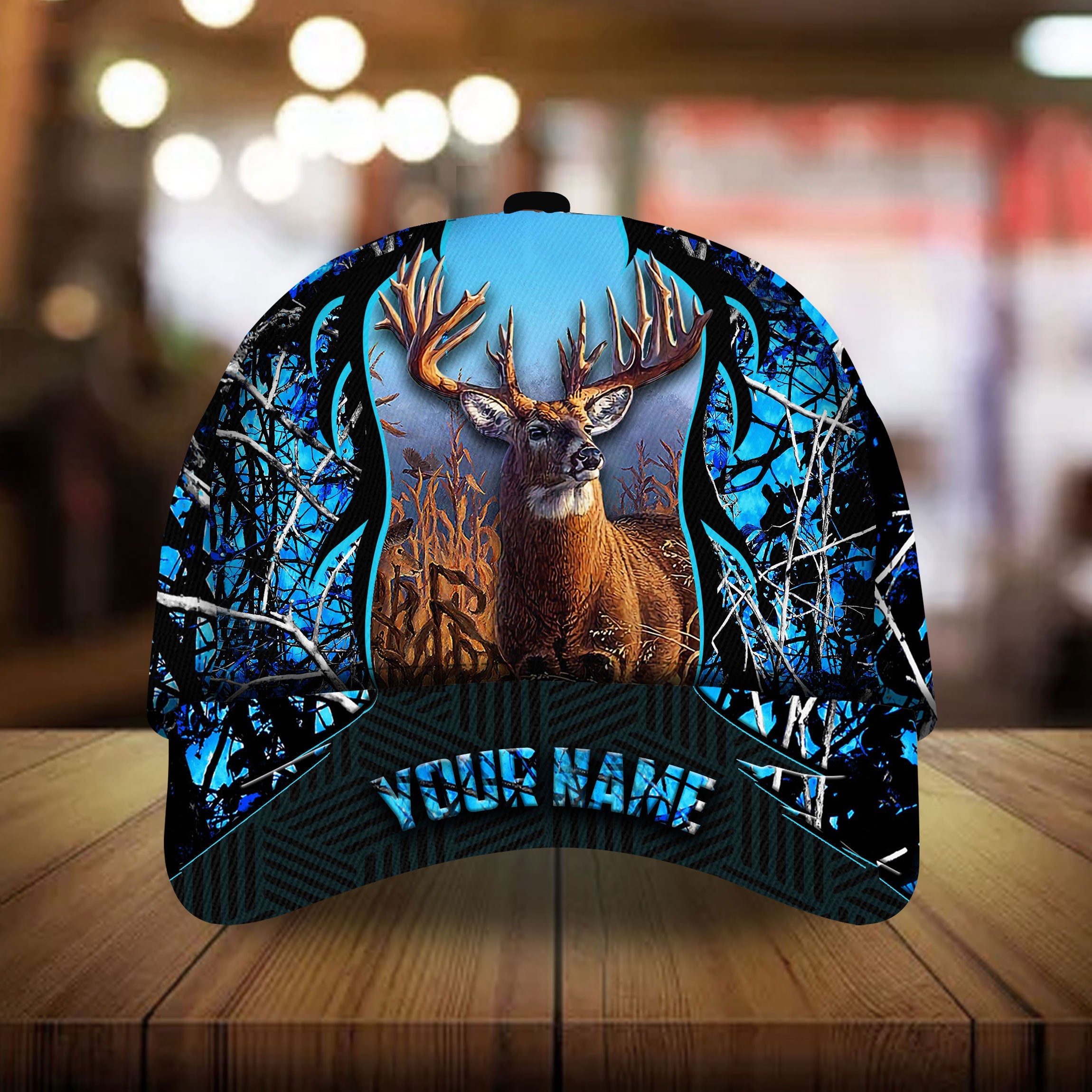 Premium Deer Hunting Hats 3D Multicolored Personalized Trucker Hats Custom Hats Gifts For Men & Women