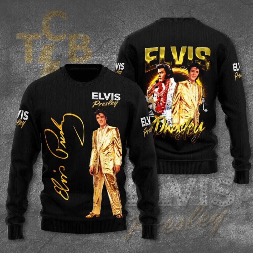 Premium Elvis Presley Sweater, Christmas Gift