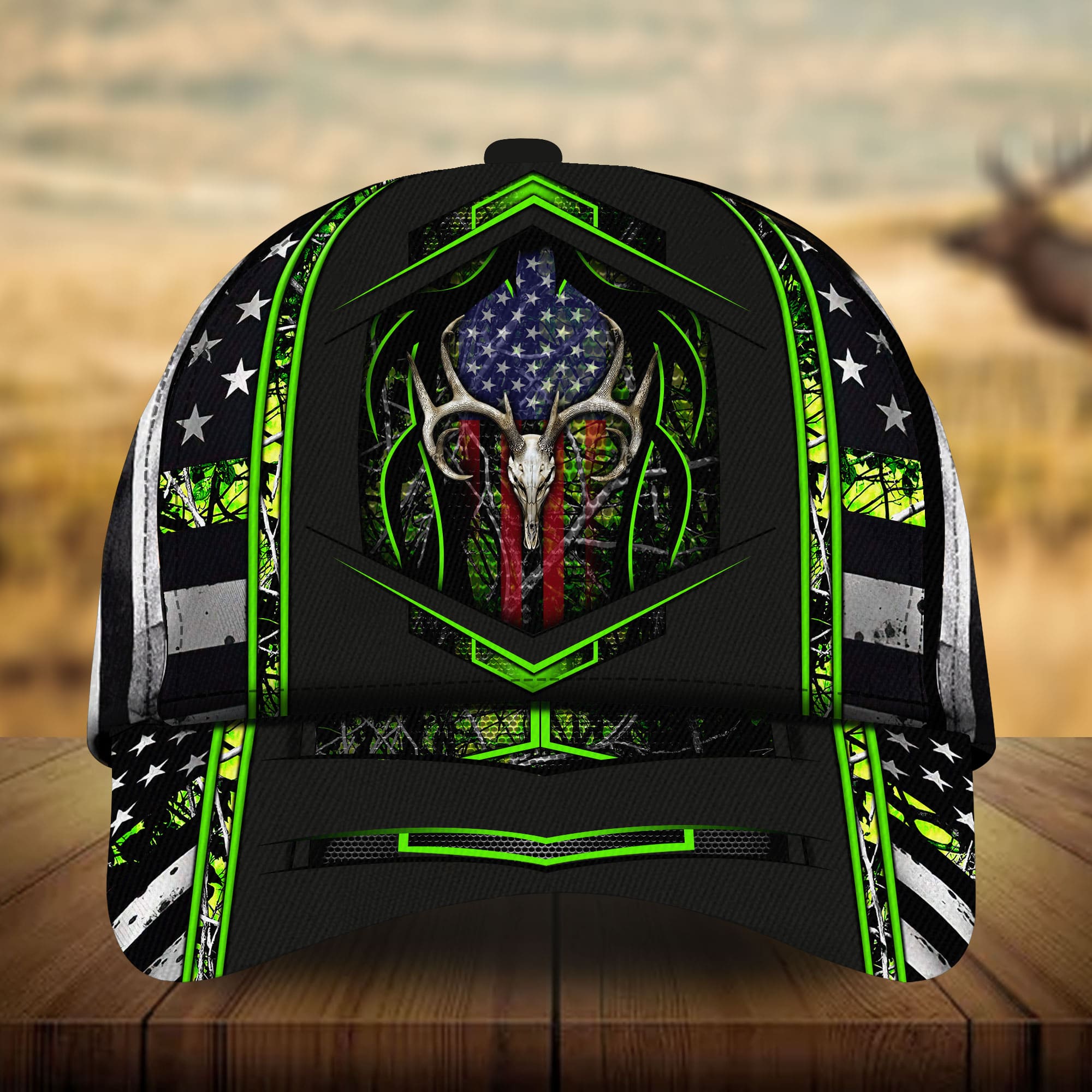 Premium Loralle Deer Hunting Hats 3D Multicolor Sport Style Personalized Trucker Hats Custom Hats Gifts For Men & Women