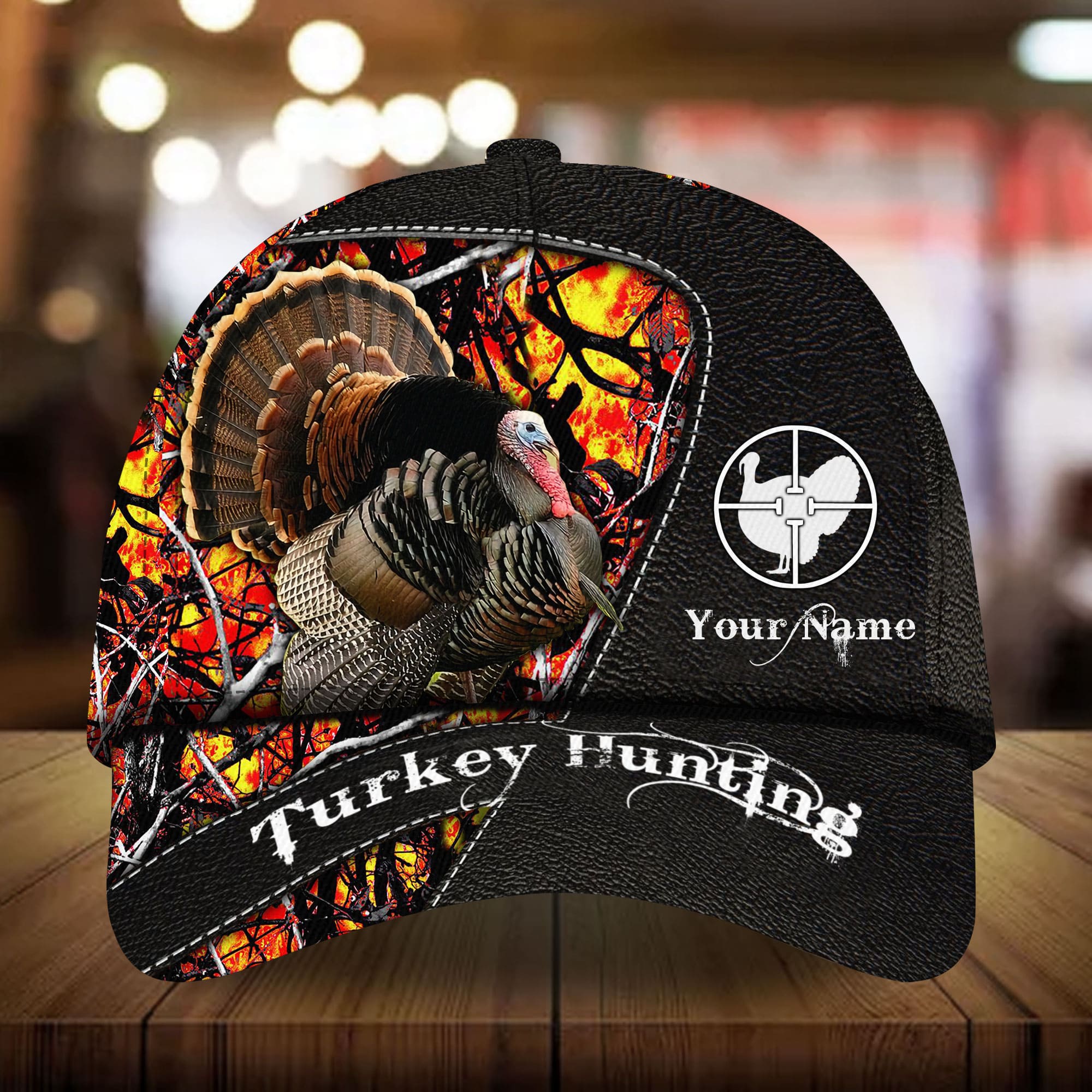 Premium Loralle Turkey Hunting Cap 3D Multicolor Personalized Trucker Hats Custom Hats Gifts For Men & Women