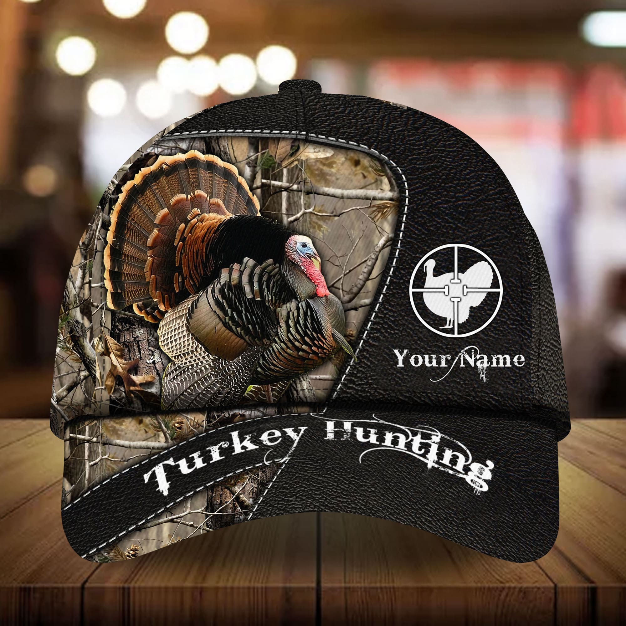 Premium Loralle Turkey Hunting Cap 3D Multicolor Personalized Trucker Hats Custom Hats Gifts For Men & Women
