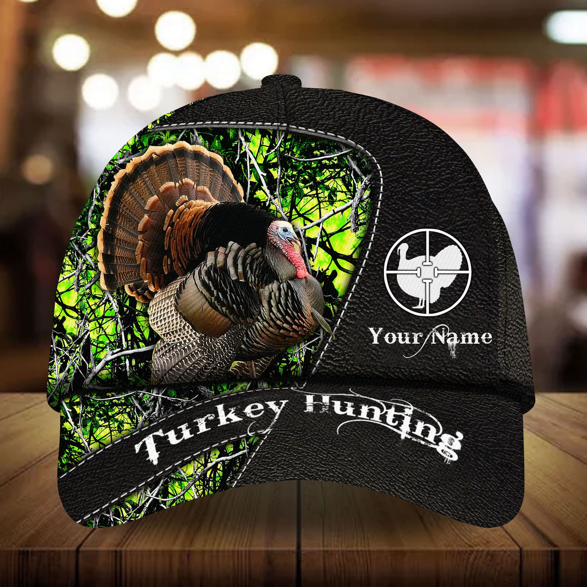 Premium Loralle Turkey Hunting Cap 3D Multicolor Personalized Trucker Hats Custom Hats Gifts For Men & Women