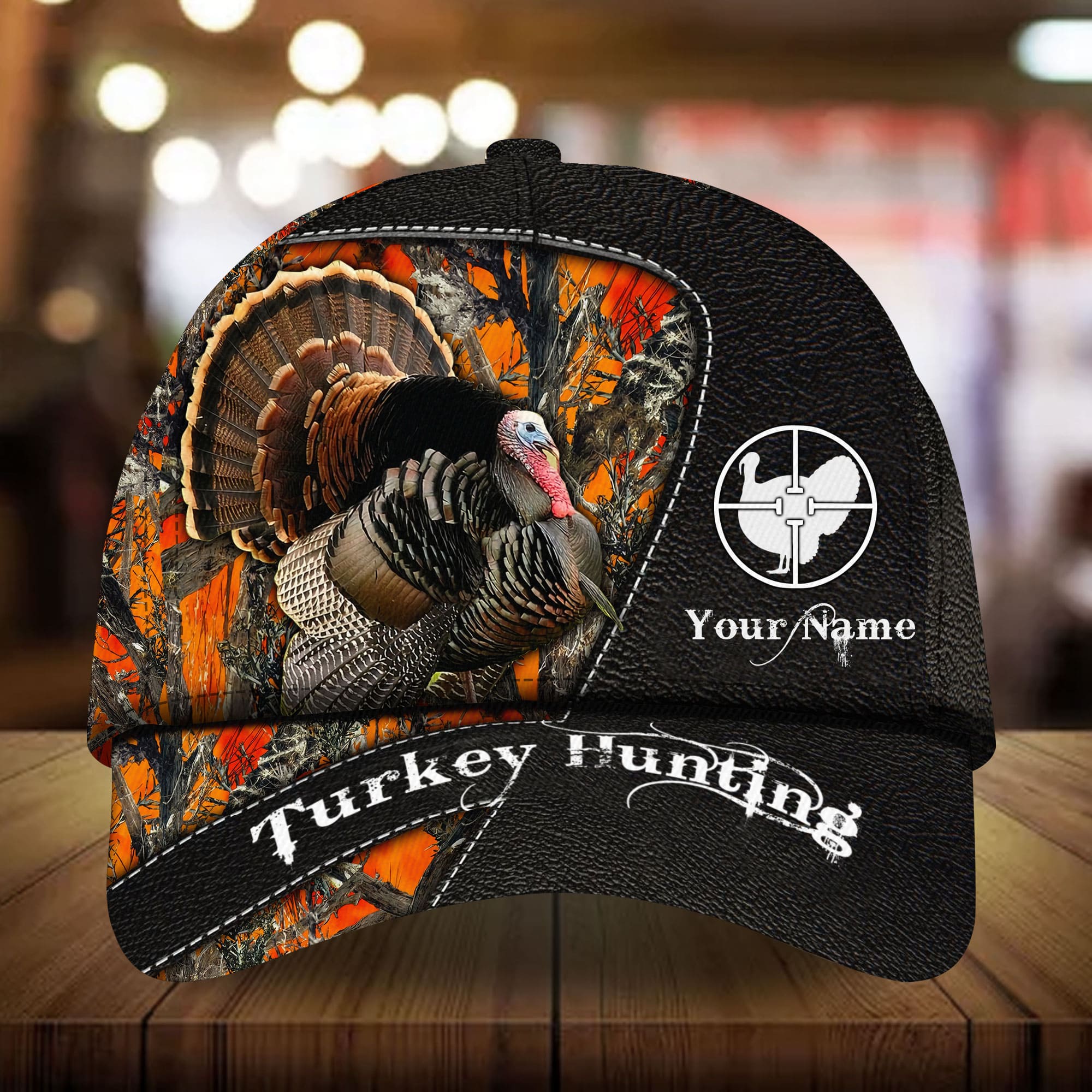 Premium Loralle Turkey Hunting Cap 3D Multicolor Personalized Trucker Hats Custom Hats Gifts For Men & Women