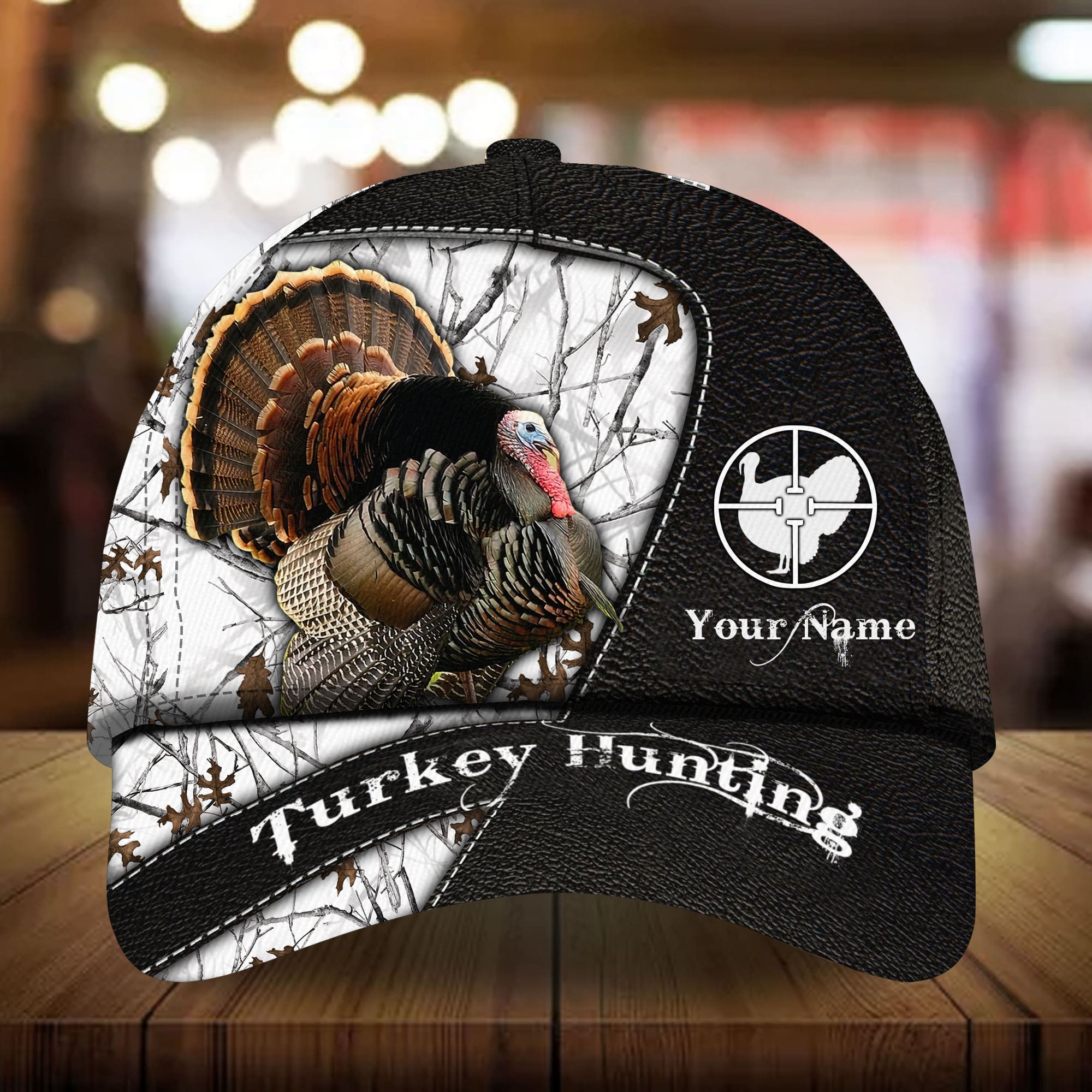 Premium Loralle Turkey Hunting Cap 3D Multicolor Personalized Trucker Hats Custom Hats Gifts For Men & Women
