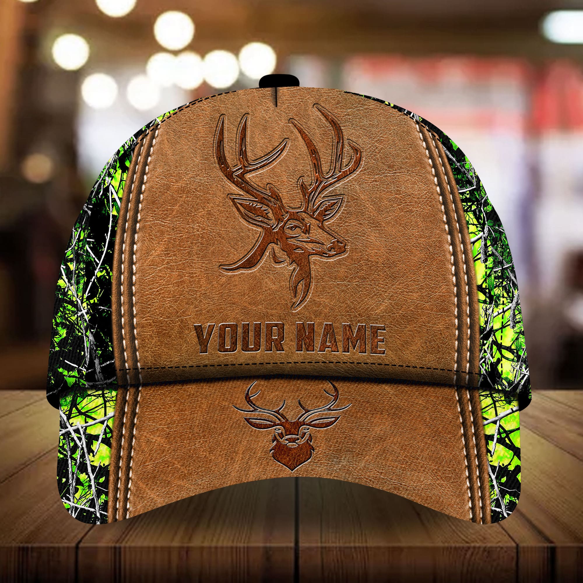 Premium Men's Deer Hunting Cap 3D Multicolor Personalized Trucker Hats Custom Hats Gifts For Men & Women