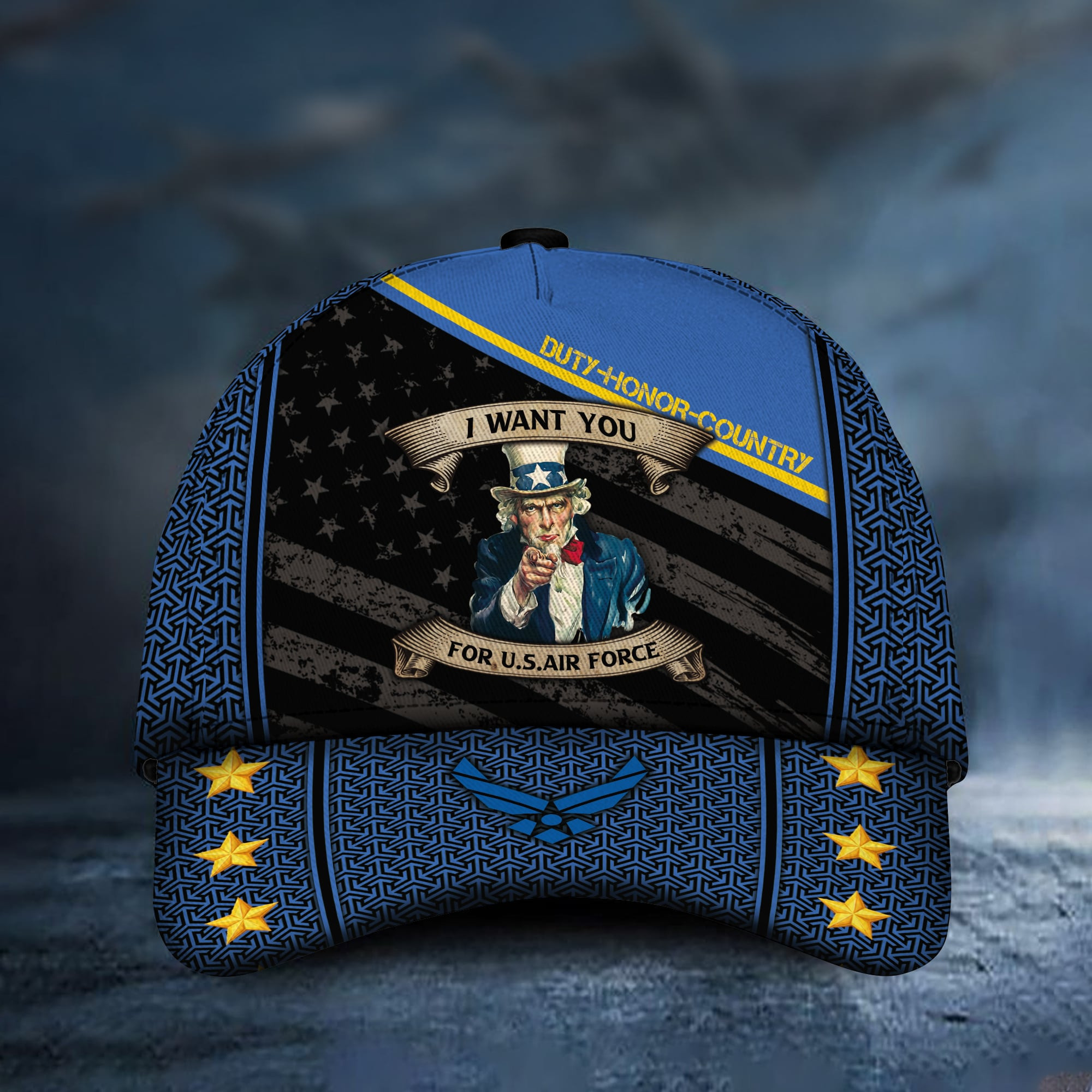 Premium Multiple US Military Services Veteran 3D Cap Trucker Hats Custom Hats Gifts For Men & Women