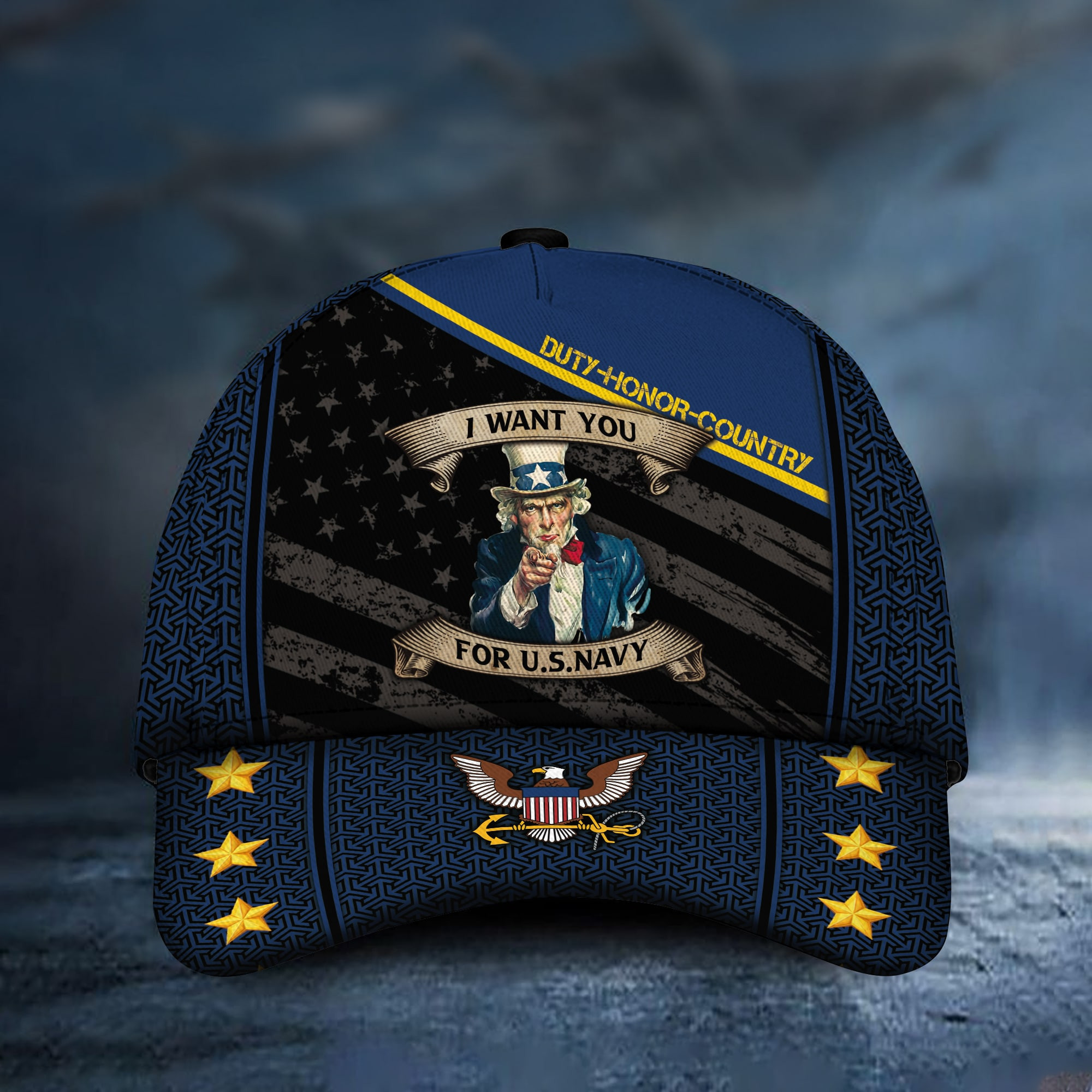 Premium Multiple US Military Services Veteran 3D Cap Trucker Hats Custom Hats Gifts For Men & Women