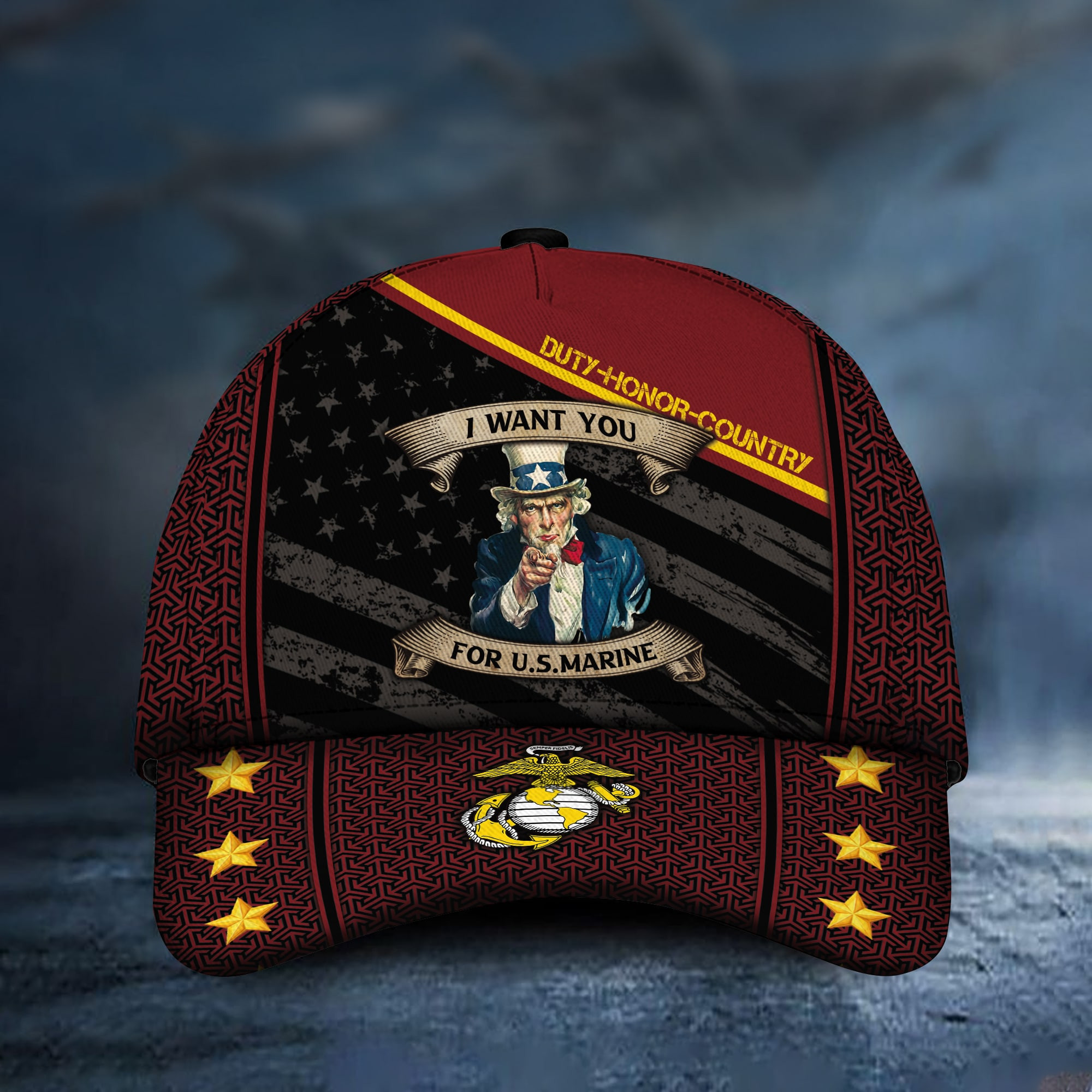 Premium Multiple US Military Services Veteran 3D Cap Trucker Hats Custom Hats Gifts For Men & Women