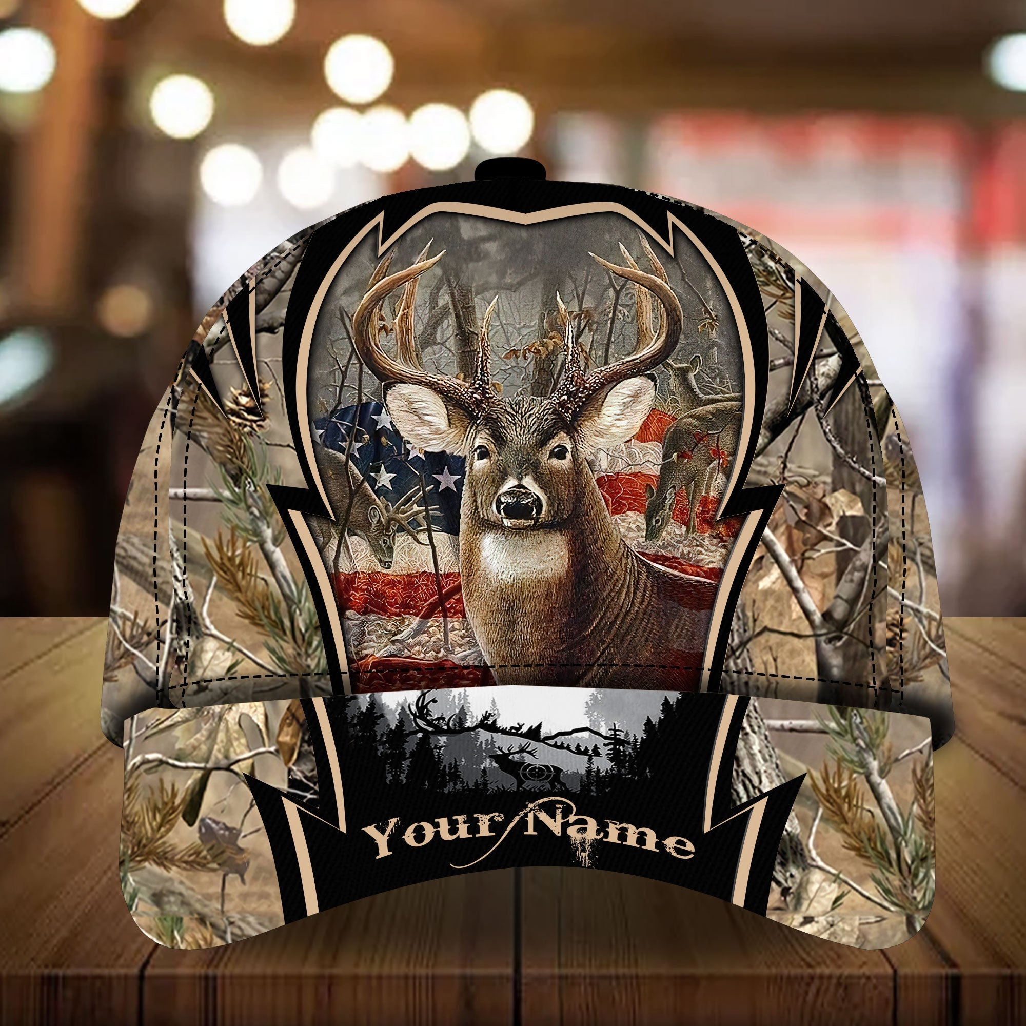 Premium New Concept Deer Hunting Cap Technicolor Personalized Trucker Hats Custom Hats Gifts For Men & Women