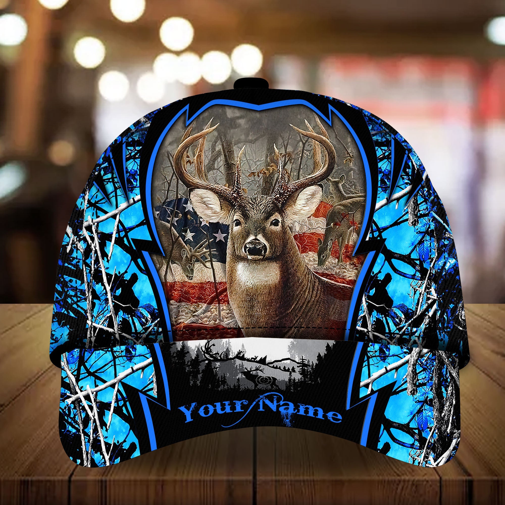 Premium New Concept Deer Hunting Cap Technicolor Personalized Trucker Hats Custom Hats Gifts For Men & Women