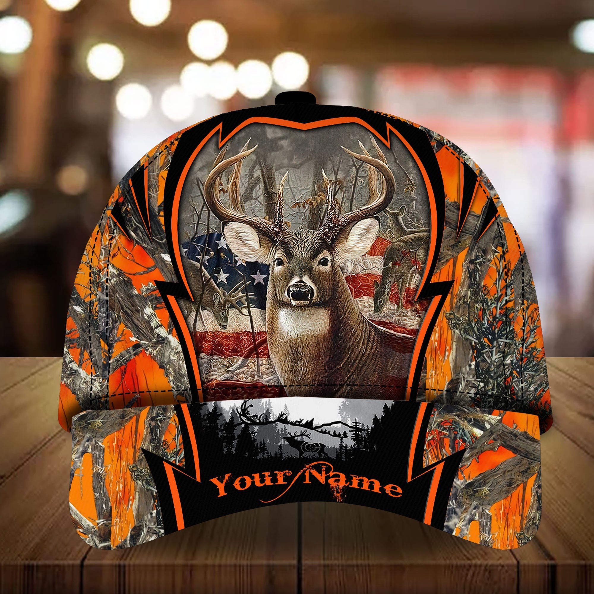 Premium New Concept Deer Hunting Cap Technicolor Personalized Trucker Hats Custom Hats Gifts For Men & Women