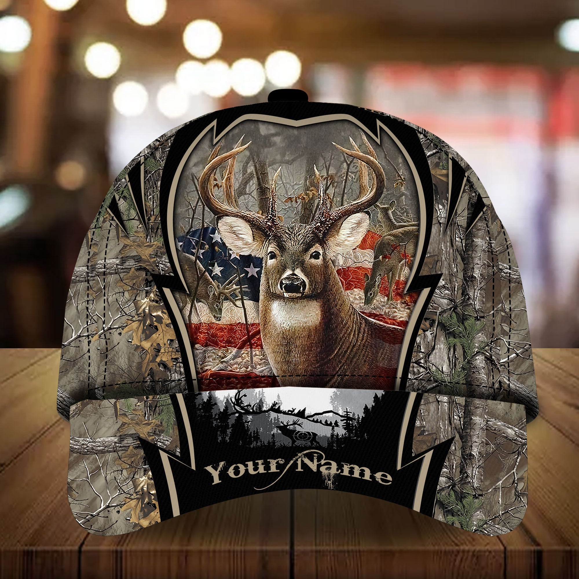 Premium New Concept Deer Hunting Cap Technicolor Personalized Trucker Hats Custom Hats Gifts For Men & Women