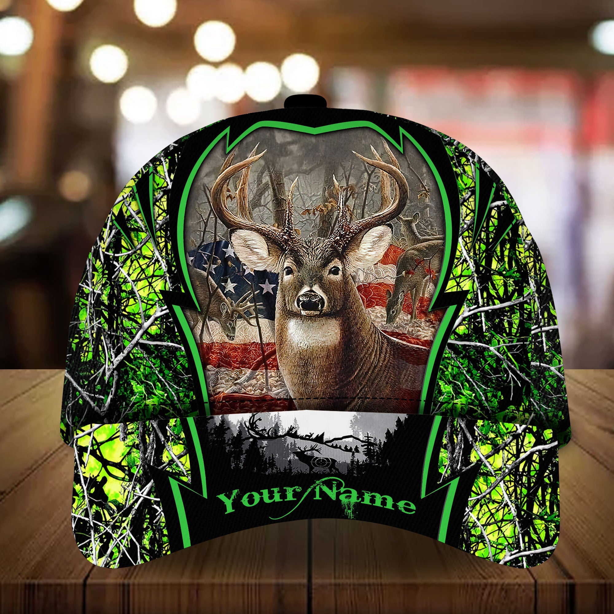 Premium New Concept Deer Hunting Cap Technicolor Personalized Trucker Hats Custom Hats Gifts For Men & Women