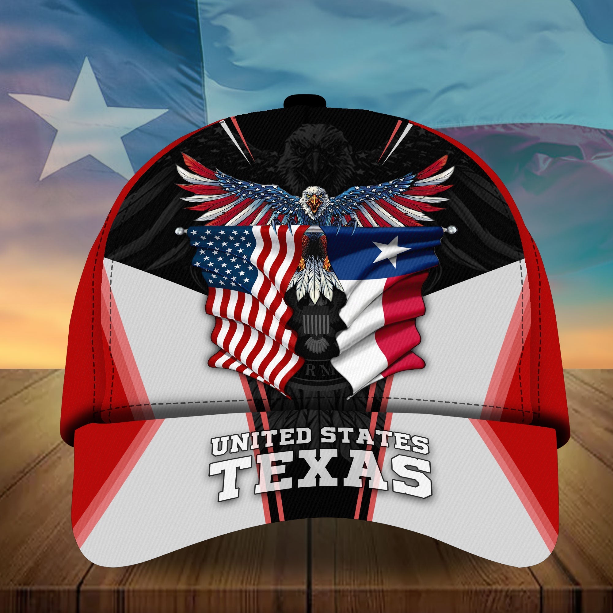 Premium Unique American Eagle Texas HatsPersonalized Trucker Hats Custom Hats Gifts For Men & Women