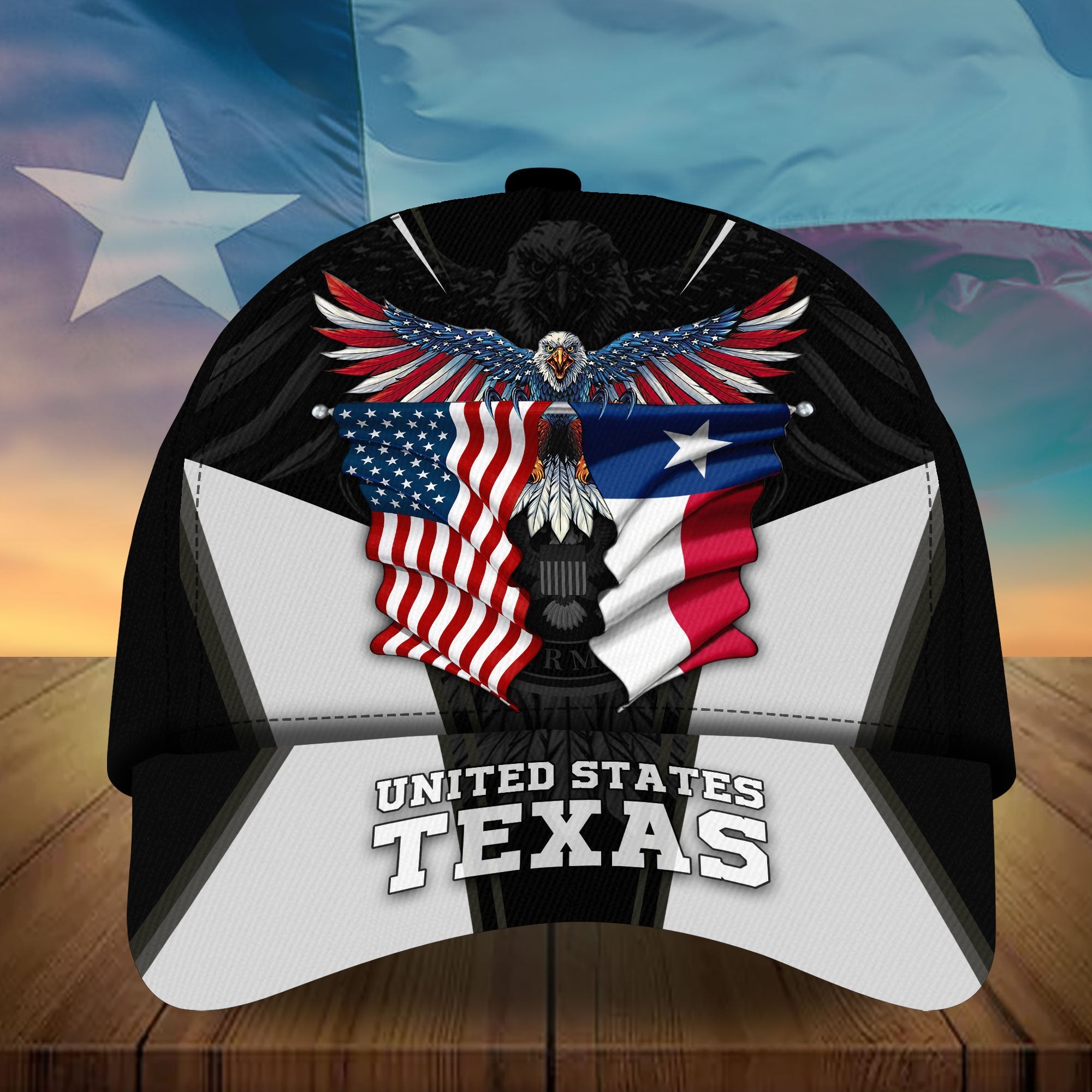 Premium Unique American Eagle Texas HatsPersonalized Trucker Hats Custom Hats Gifts For Men & Women