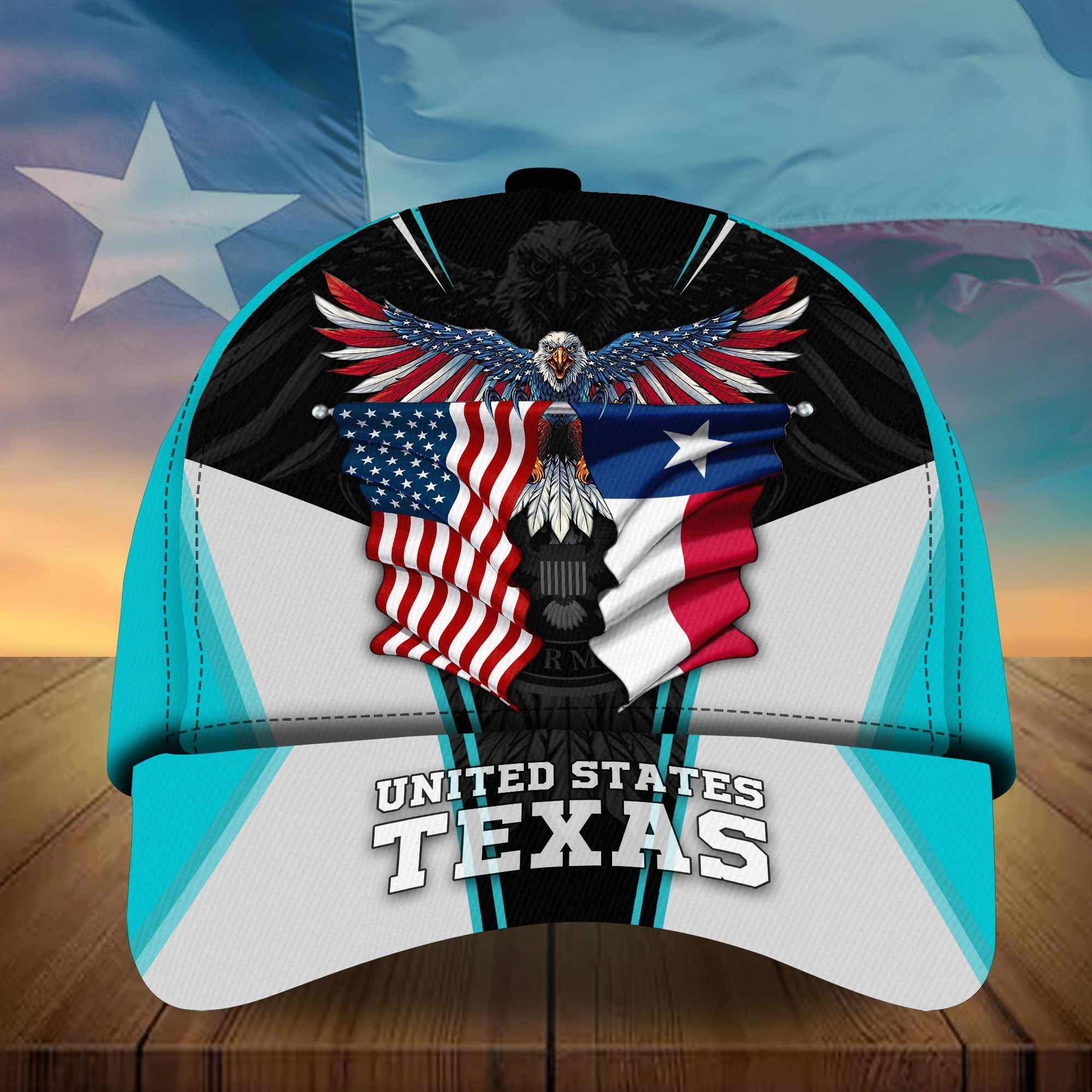 Premium Unique American Eagle Texas HatsPersonalized Trucker Hats Custom Hats Gifts For Men & Women