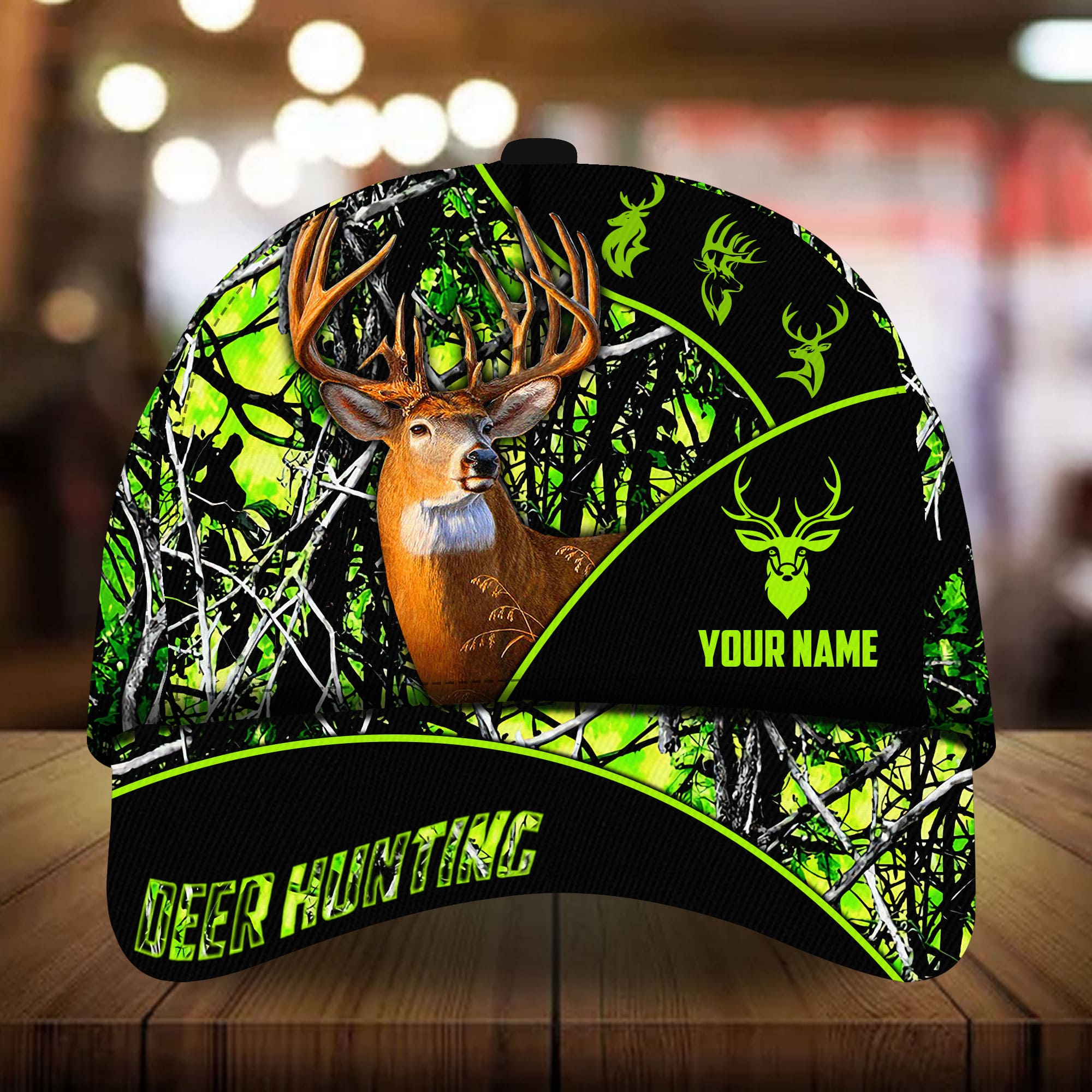 Premium Unique Best Deer Hunting Cap 3D Printed Multicolor Pattern Personalized Trucker Hats Custom Hats Gifts For Men & Women