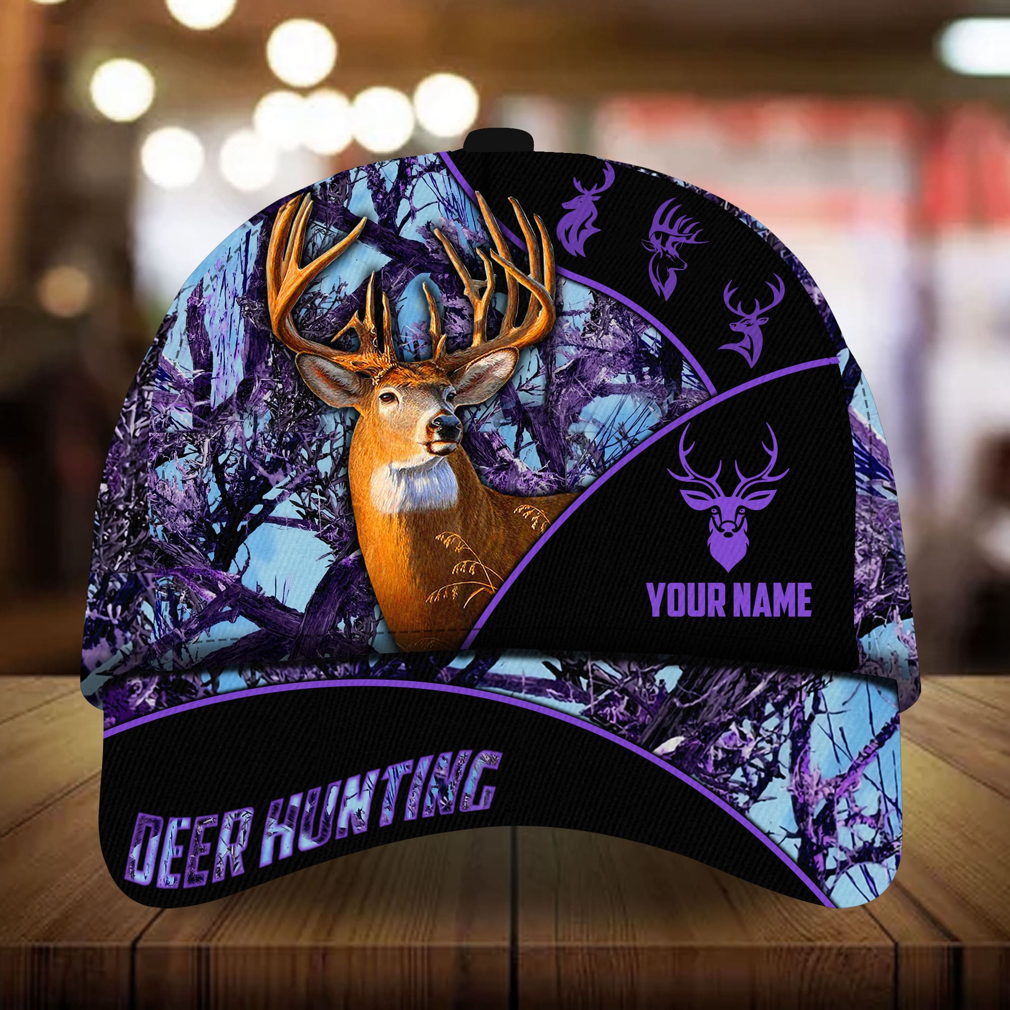 Premium Unique Best Deer Hunting Cap 3D Printed Multicolor Pattern Personalized Trucker Hats Custom Hats Gifts For Men & Women