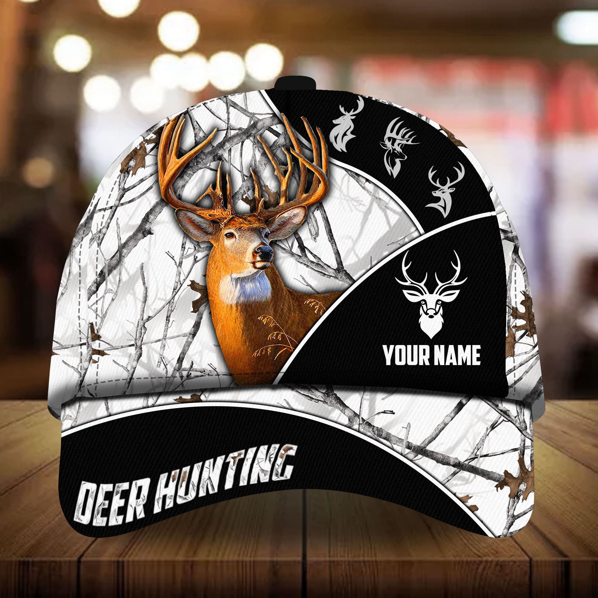 Premium Unique Best Deer Hunting Cap 3D Printed Multicolor Pattern Personalized Trucker Hats Custom Hats Gifts For Men & Women