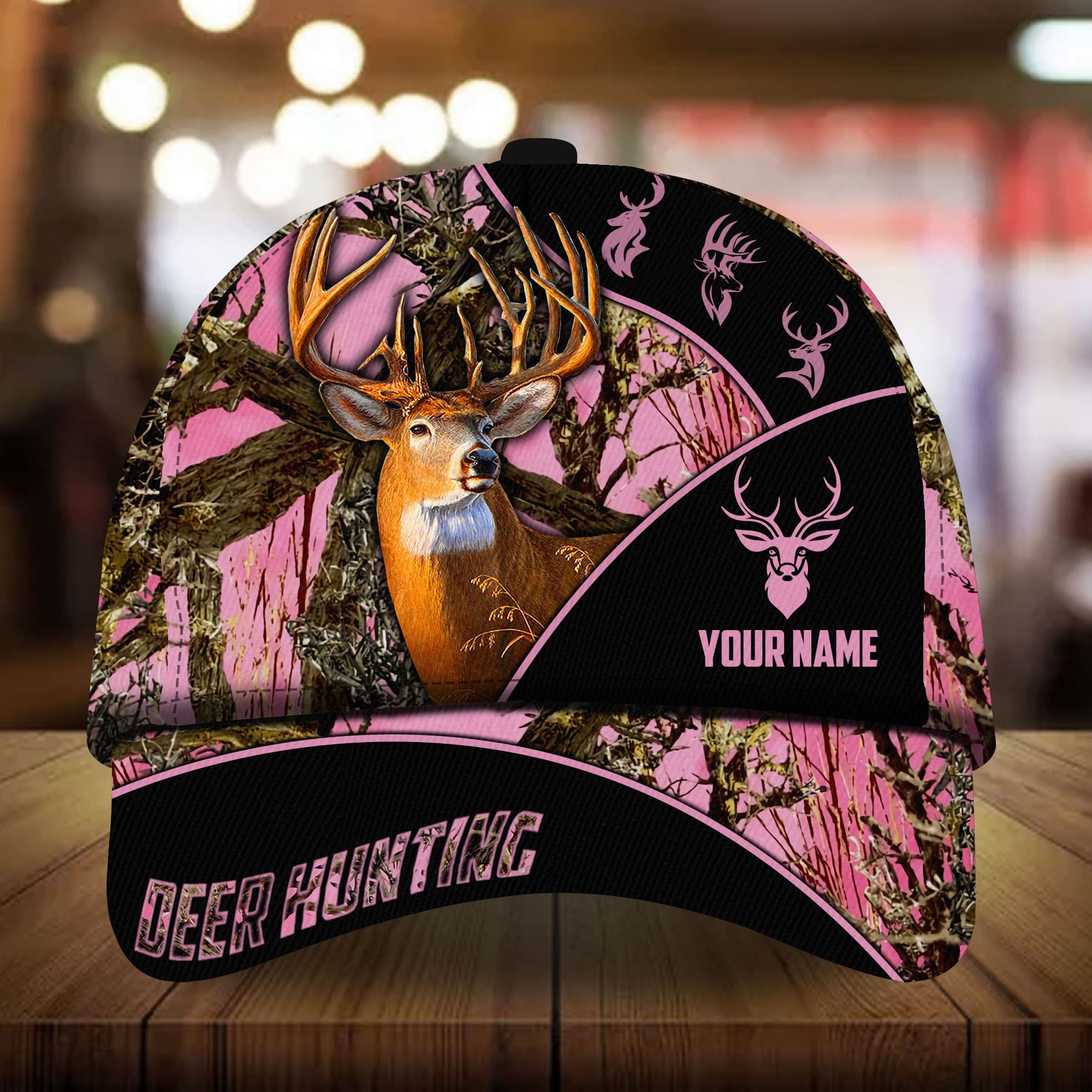 Premium Unique Best Deer Hunting Cap 3D Printed Multicolor Pattern Personalized Trucker Hats Custom Hats Gifts For Men & Women