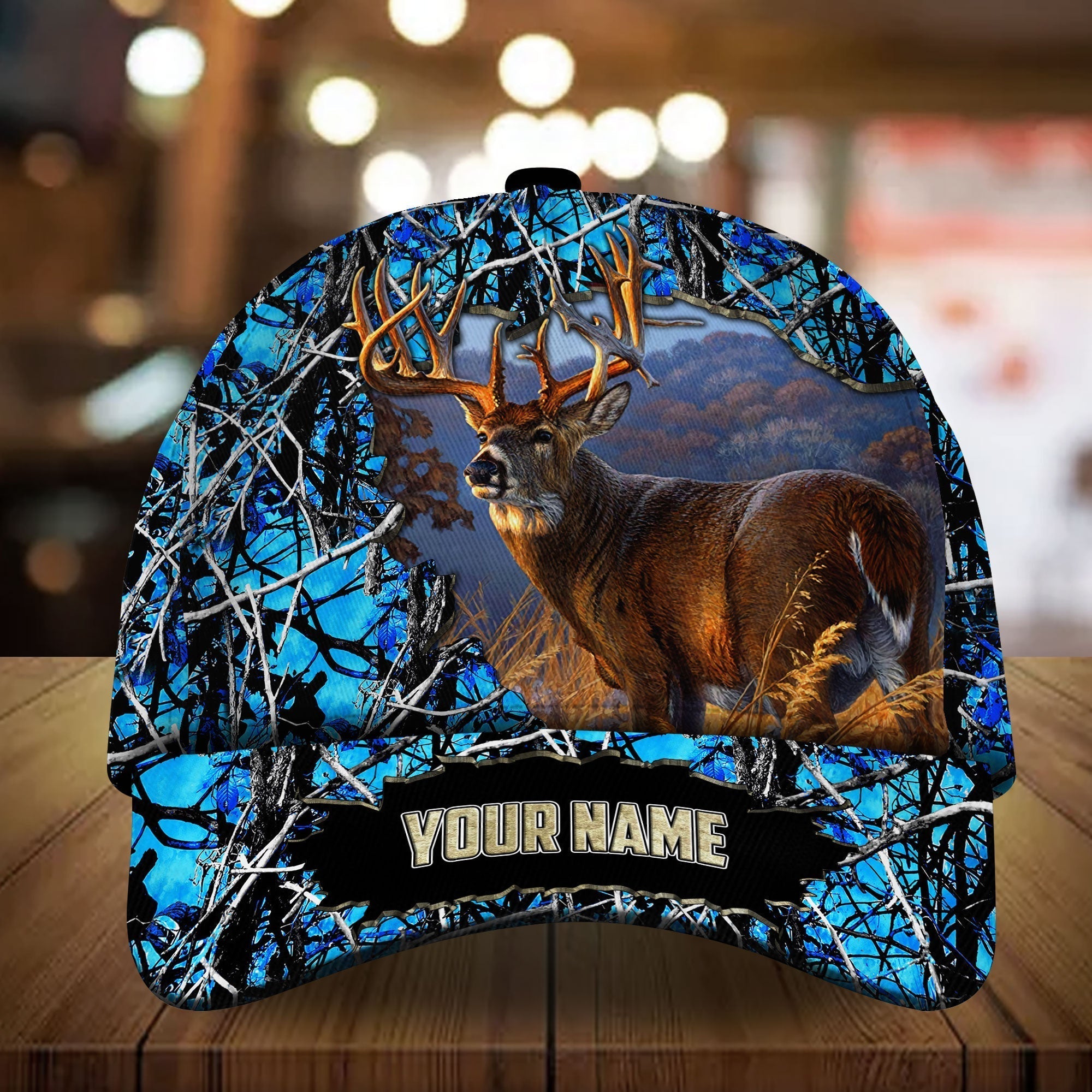 Premium Unique Collab Deer Hunting Classic Cap Personalized Trucker Hats Custom Hats Gifts For Men & Women