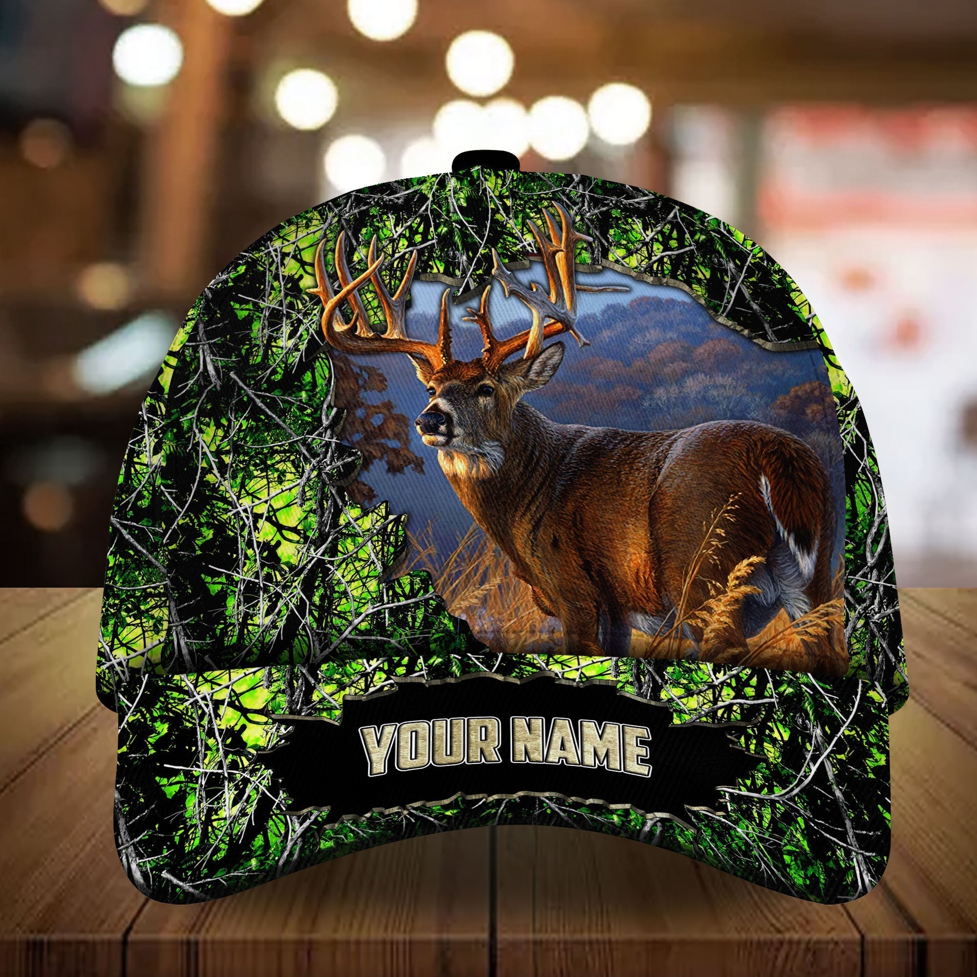 Premium Unique Collab Deer Hunting Classic Cap Personalized Trucker Hats Custom Hats Gifts For Men & Women