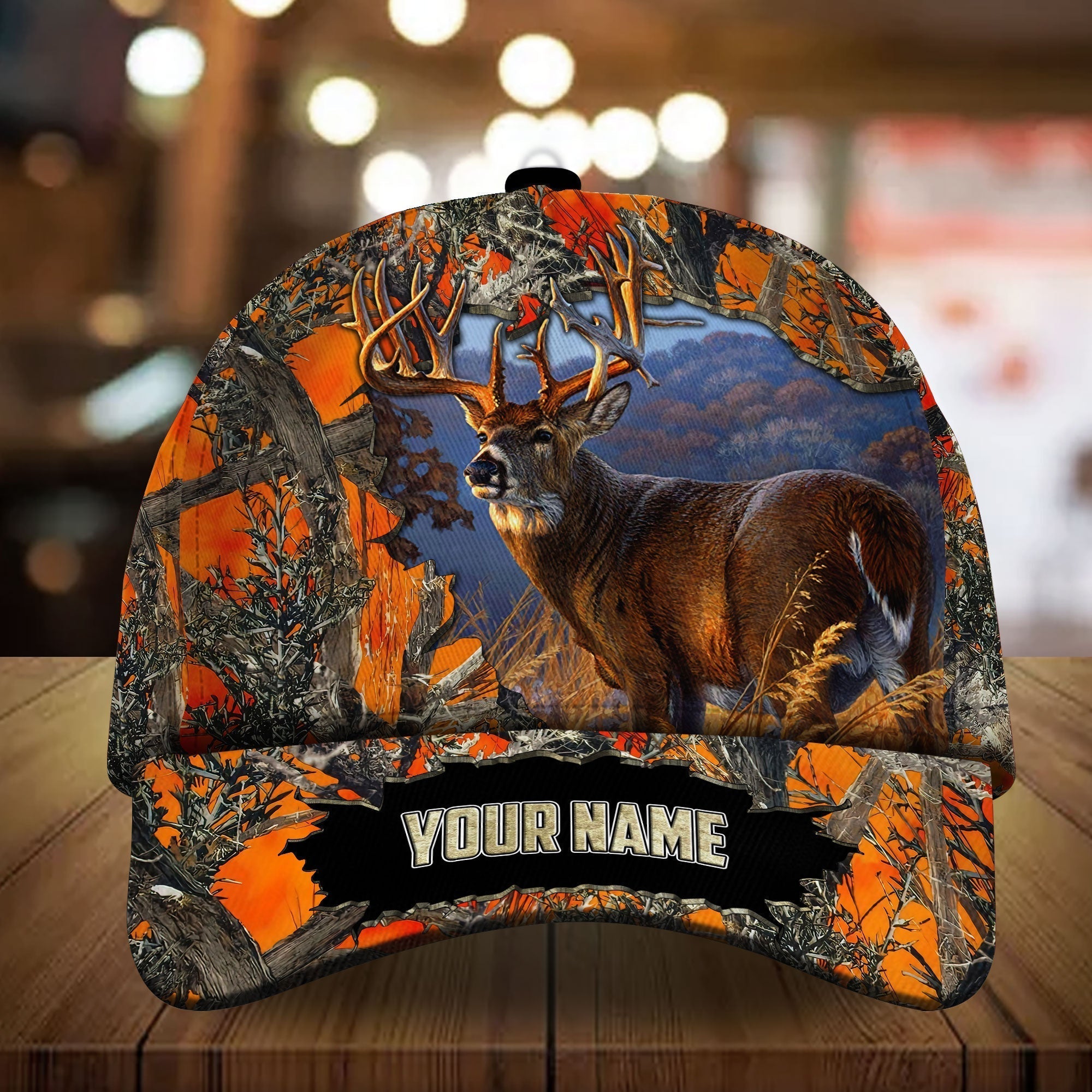 Premium Unique Collab Deer Hunting Classic Cap Personalized Trucker Hats Custom Hats Gifts For Men & Women
