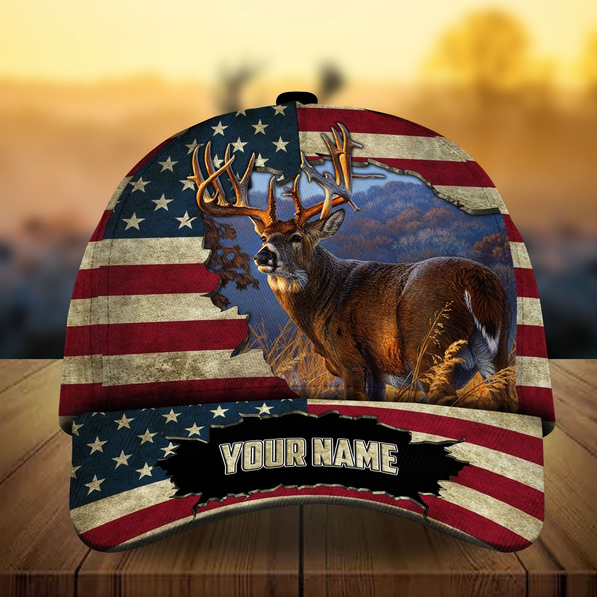 Premium Unique Collab Deer Hunting Classic Cap Personalized Trucker Hats Custom Hats Gifts For Men & Women