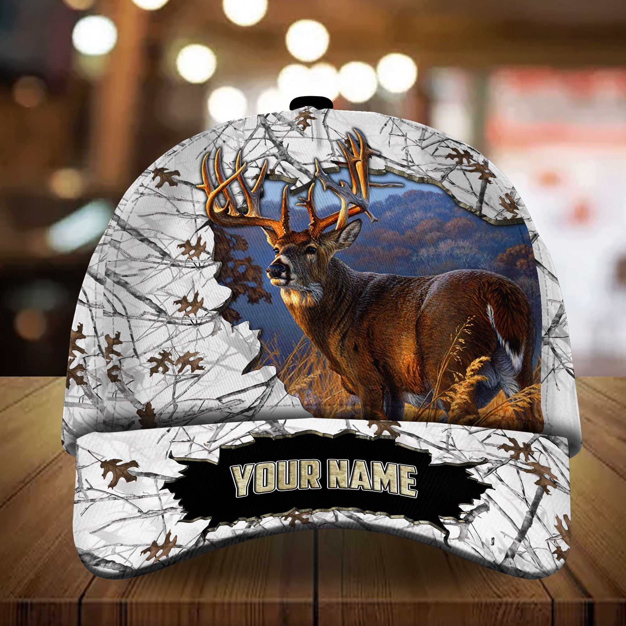 Premium Unique Collab Deer Hunting Classic Cap Personalized Trucker Hats Custom Hats Gifts For Men & Women