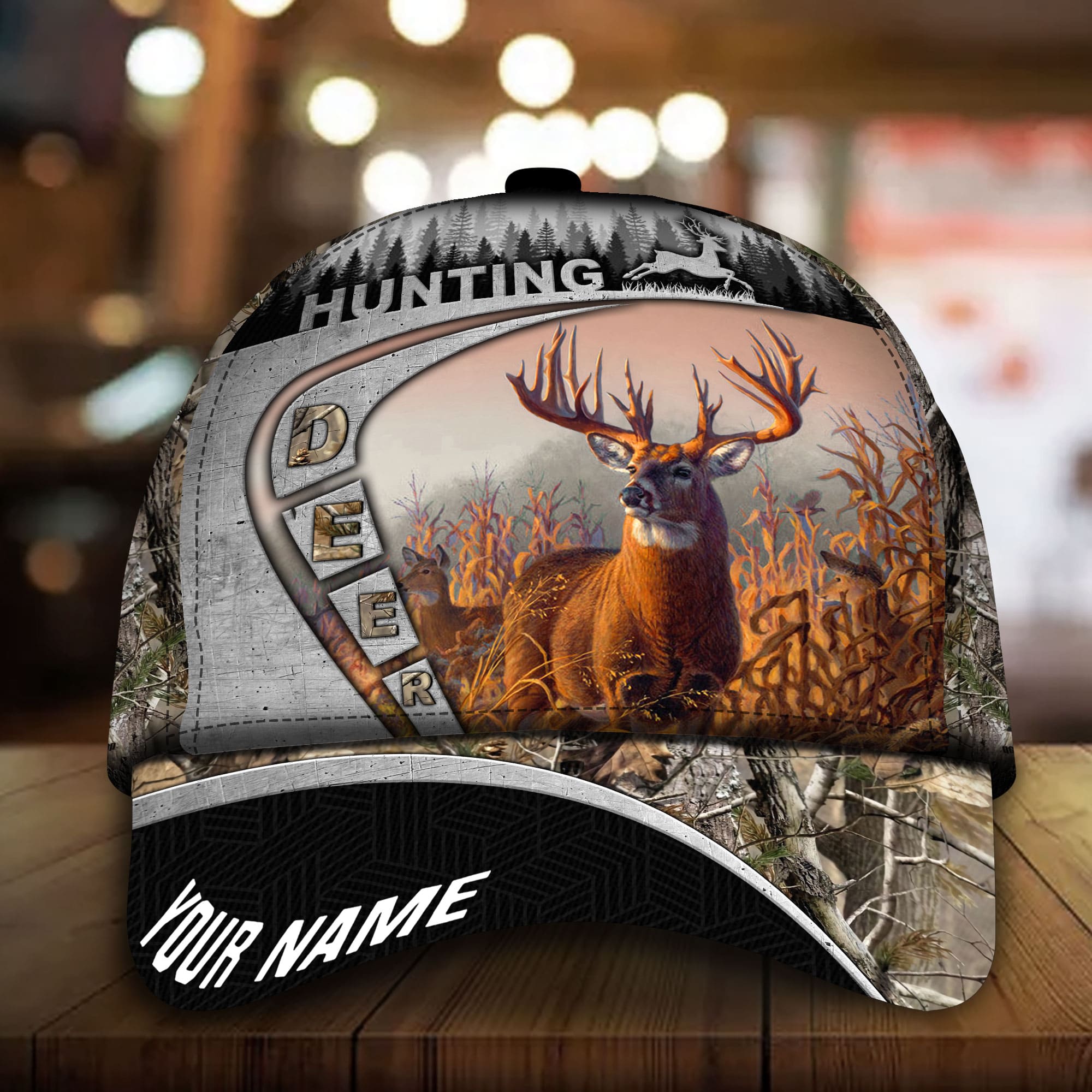 Premium Unique Cool Deer Hunting Cap, Deer Hunting Lover Multicolor Personalized Hats Trucker Hats Custom Hats Gifts For Men & Women