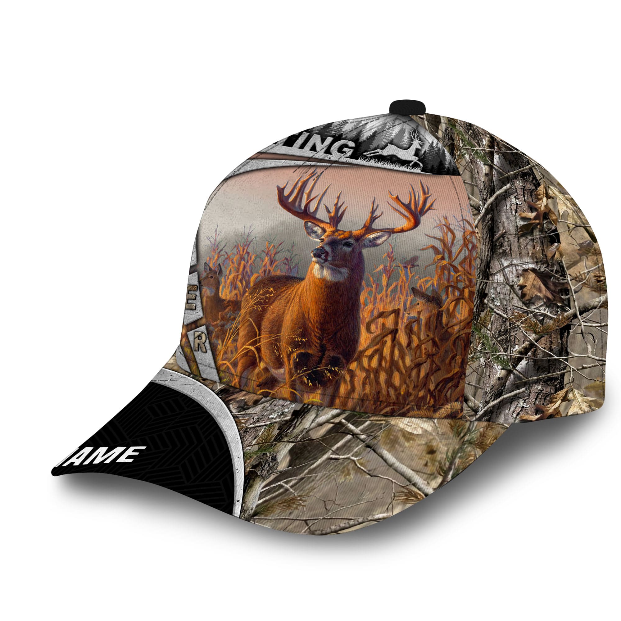 Premium Unique Cool Deer Hunting Cap, Deer Hunting Lover Multicolor Personalized Hats Trucker Hats Custom Hats Gifts For Men & Women