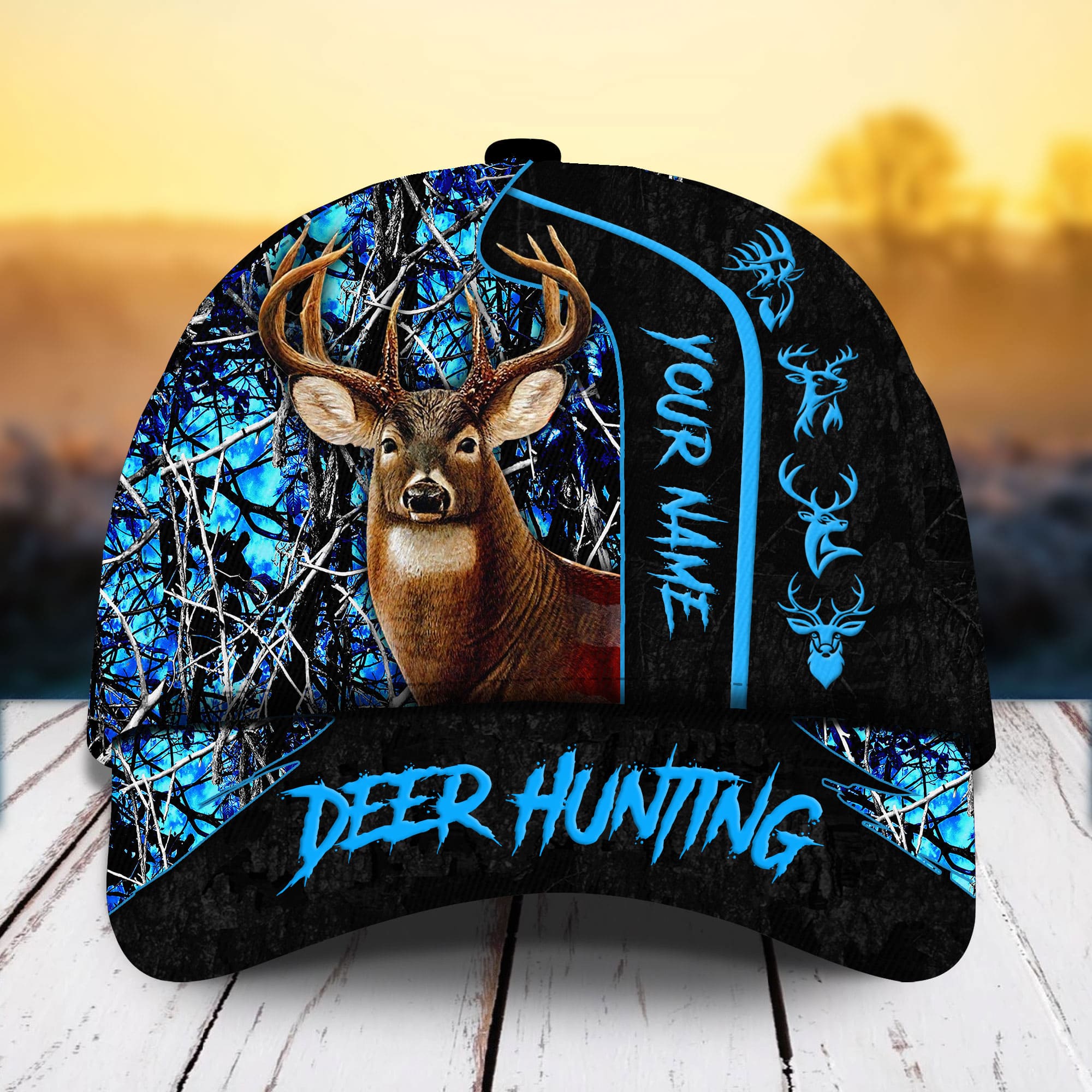 Premium Unique Deer Hunting Hats 3D Multicolored Cotton Personalized Trucker Hats Custom Hats Gifts For Men & Women