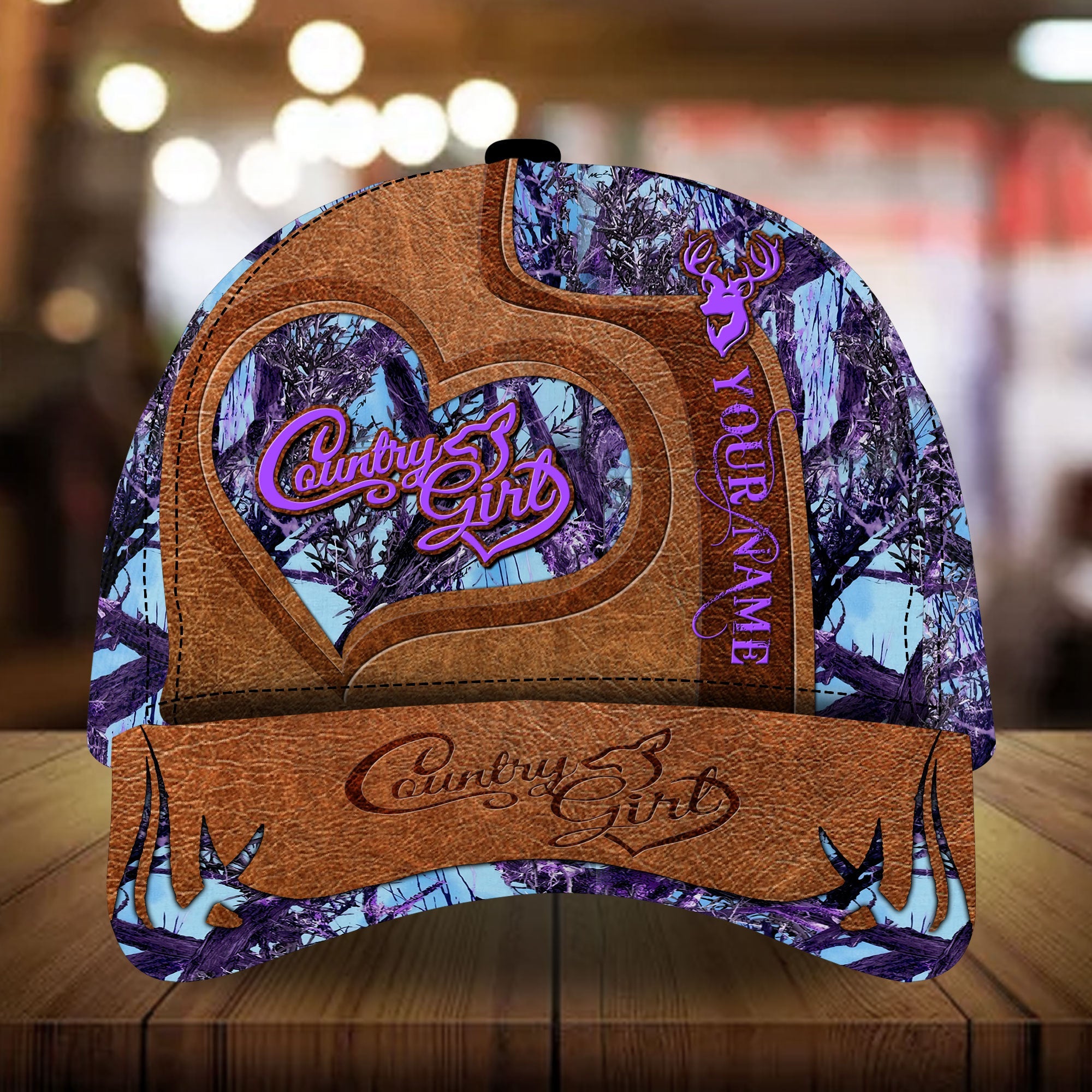 Premium Unique Deer Hunting Hats 3D Printed Multicolored Trucker Hats Custom Hats Gifts For Men & Women
