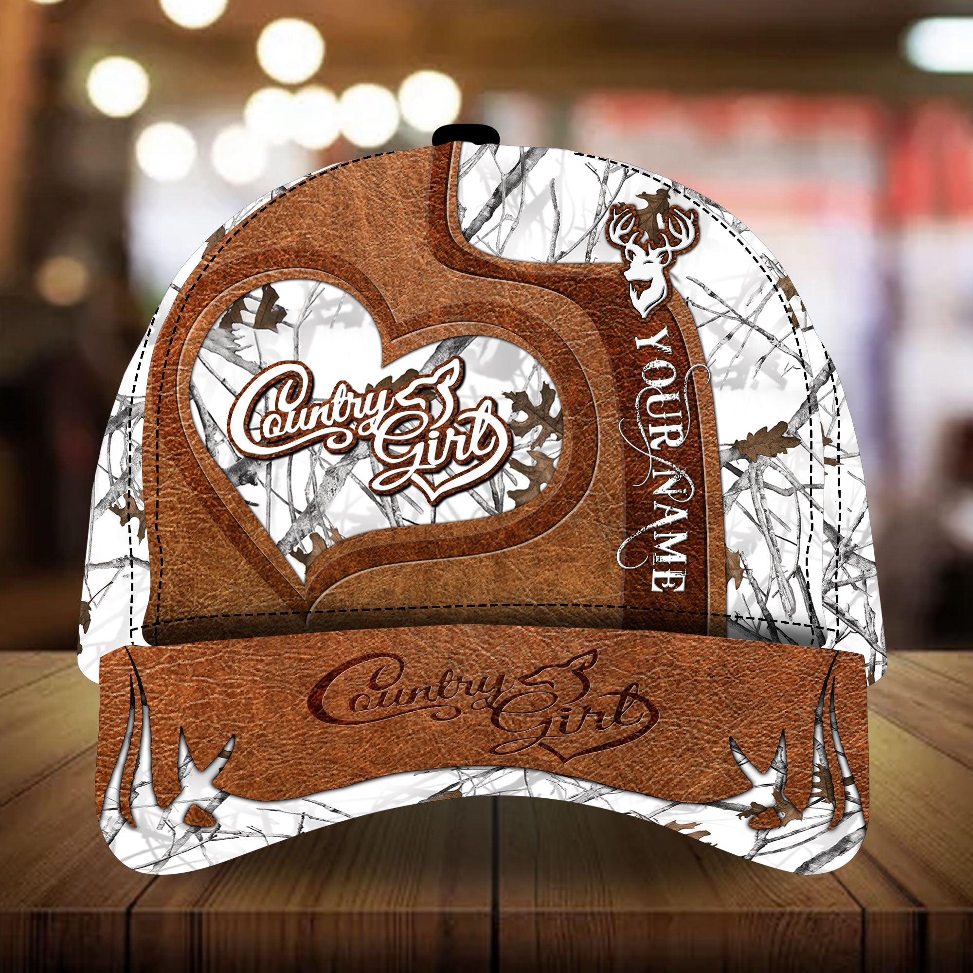 Premium Unique Deer Hunting Hats 3D Printed Multicolored Trucker Hats Custom Hats Gifts For Men & Women