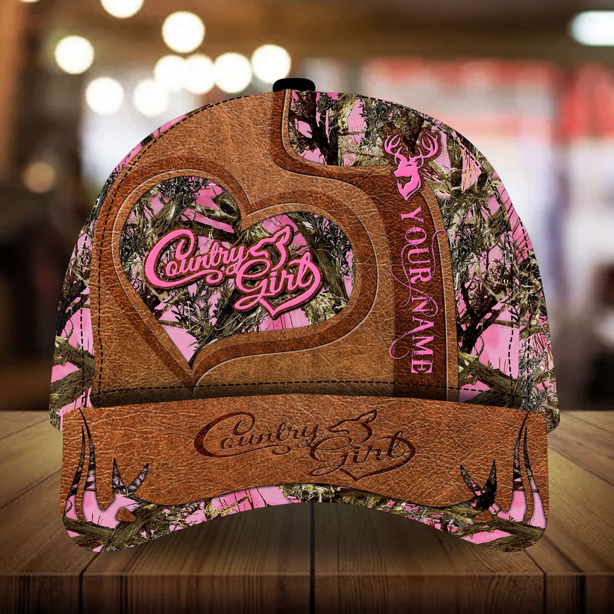 Premium Unique Deer Hunting Hats 3D Printed Multicolored Trucker Hats Custom Hats Gifts For Men & Women